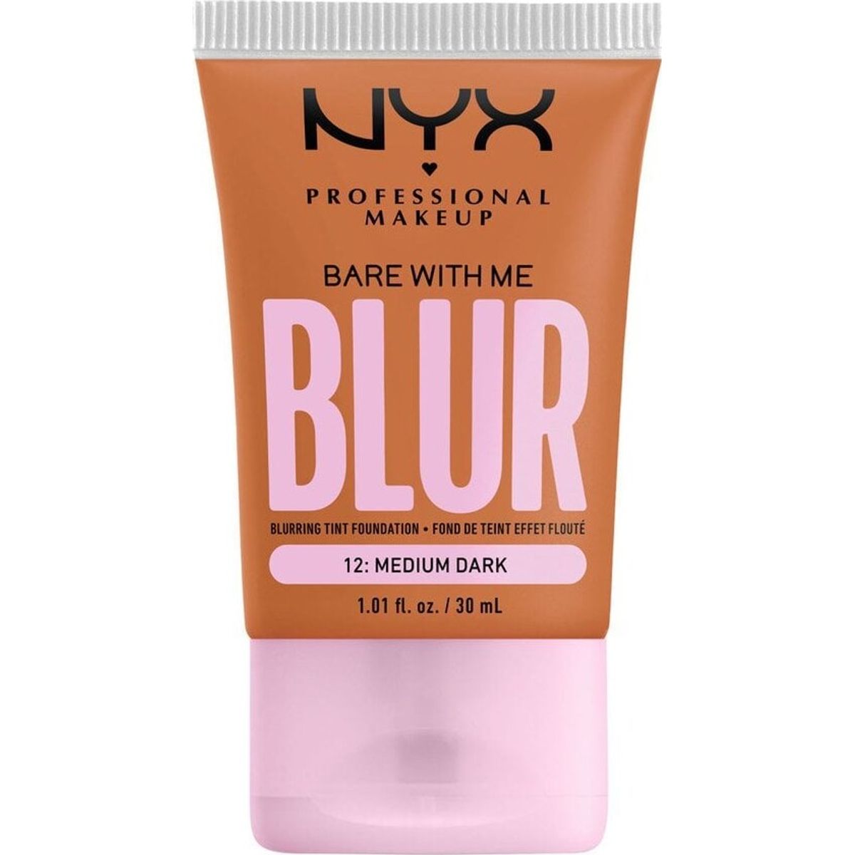 Nyx - Bare With Me Blur Skin Tint Foundation - 12 Medium Dark