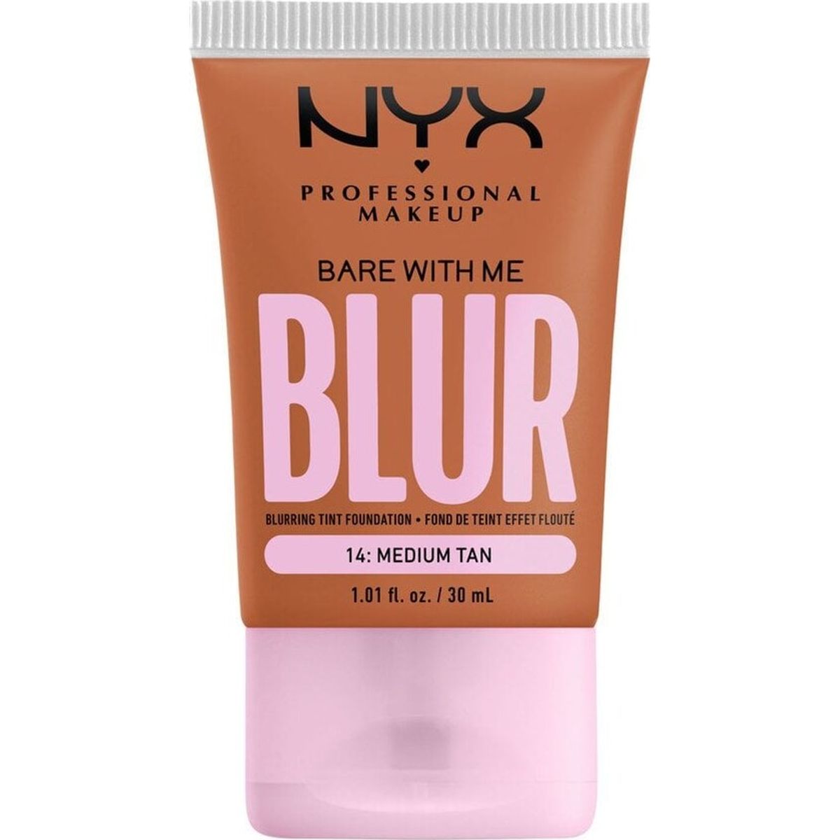 Nyx - Bare With Me Blur Skin Tint Foundation - 14 Medium Tan