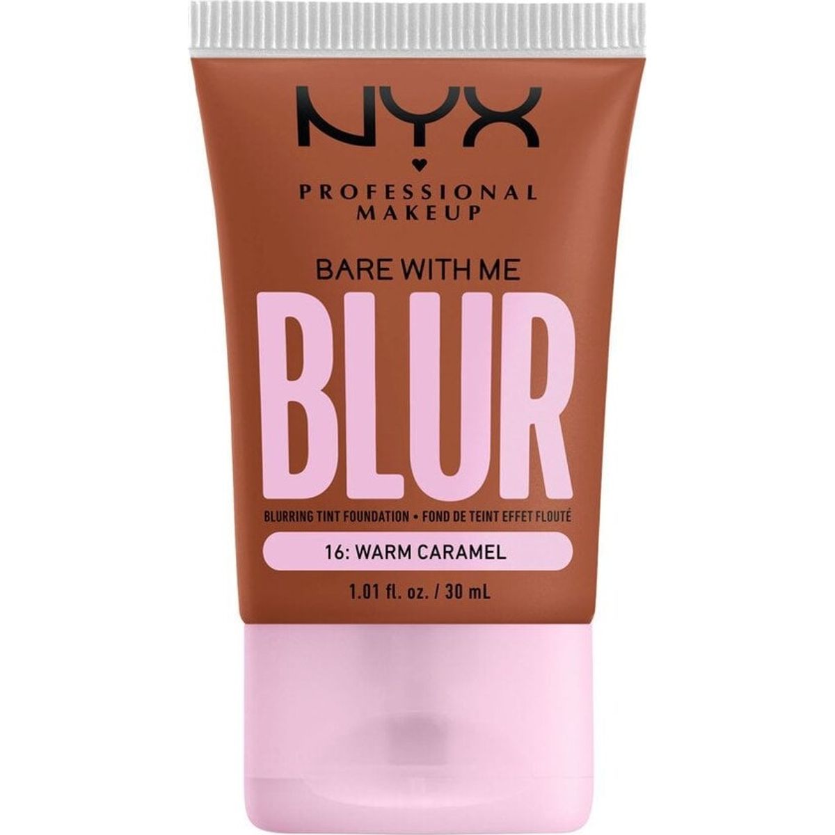 Nyx - Bare With Me Blur Skin Tint Foundation - 16 Warm Caramel