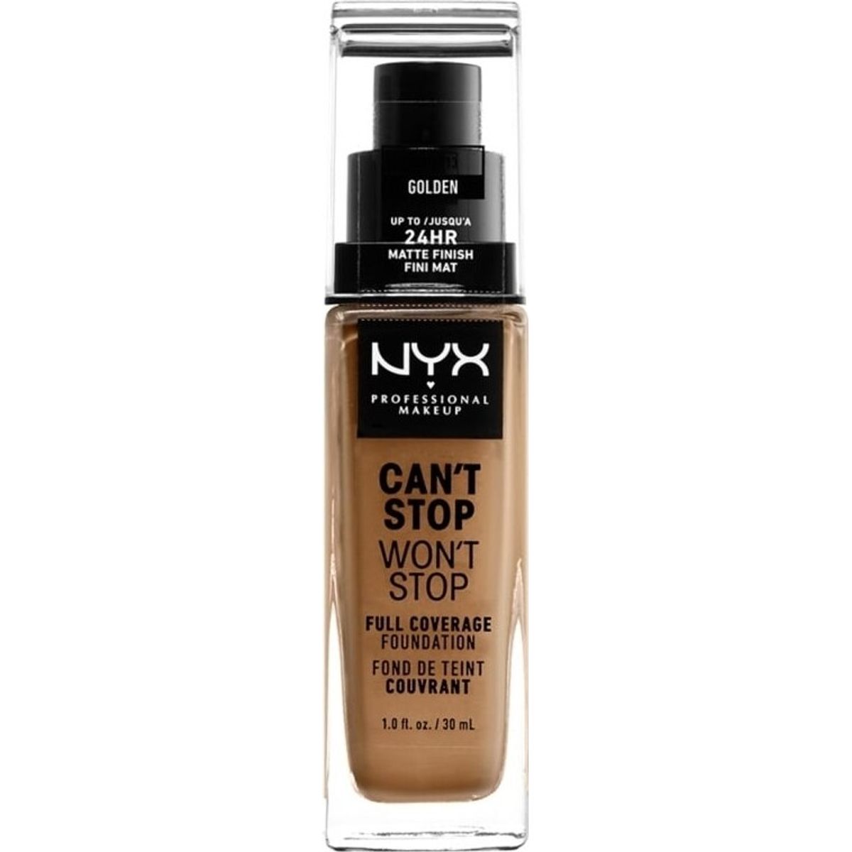 Nyx Professional Makeup - Can't Stop Won't Stop Foundation - Golden