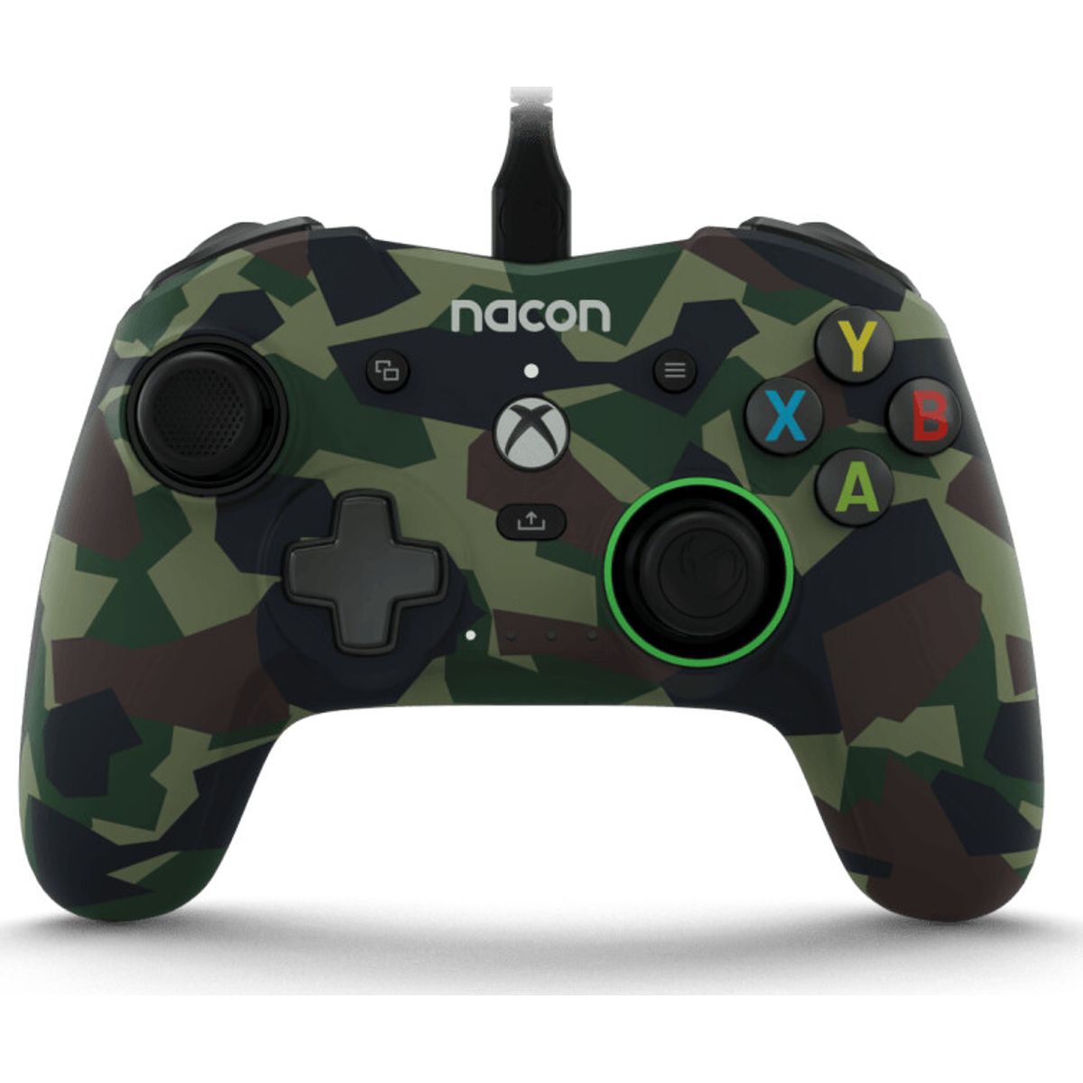 Nacon Pro Compact - Controller Med Kabel - Xbox One - Forest Camo