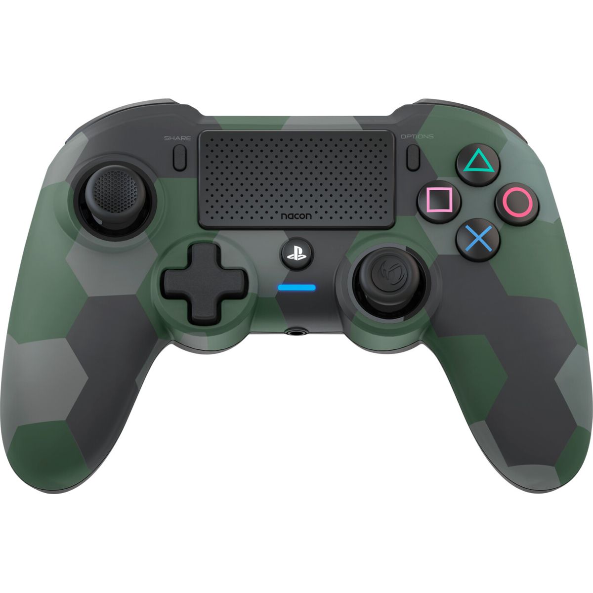 Nacon - Ps4 Dualshock 4 V2 Controller - Wireless - Camo Grøn