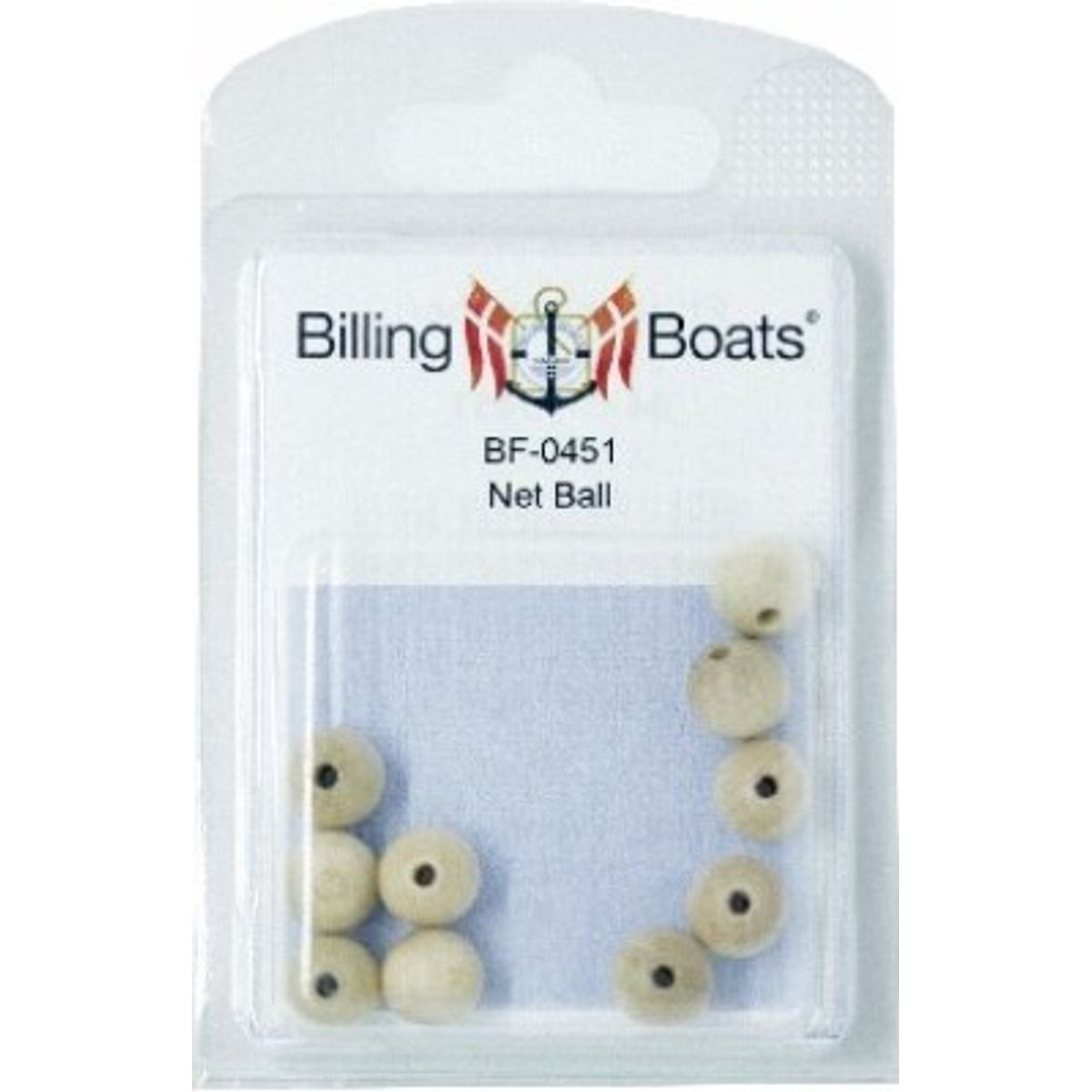 Net Ball, Woood - 10mm /10 - 04-bf-0451 - Billing Boats