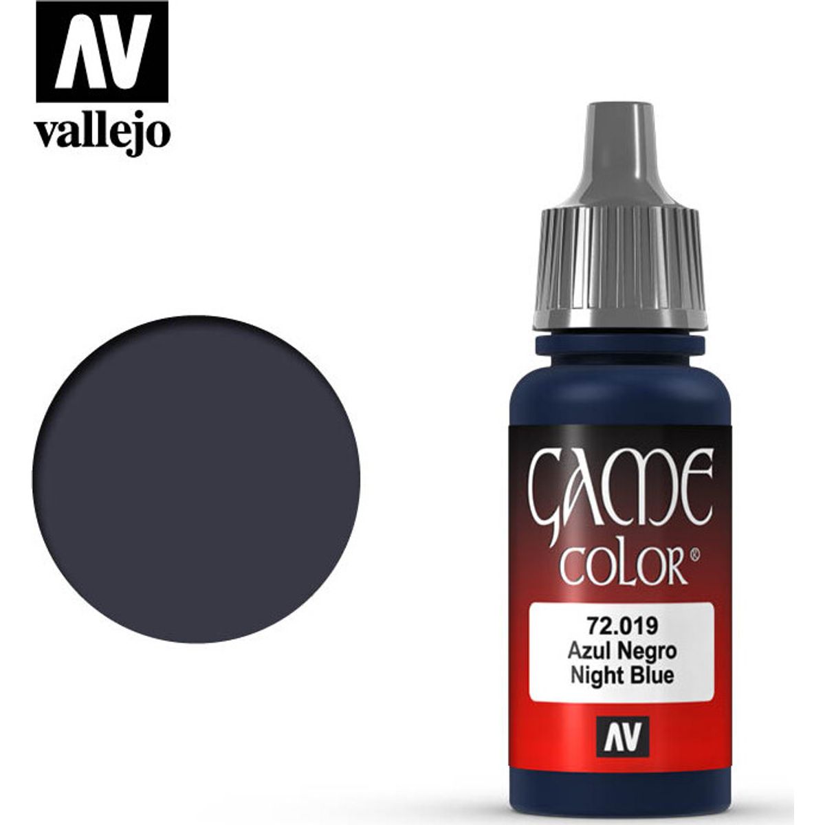 Vallejo - Game Color - Night Blue Mat - 18 Ml - 72019