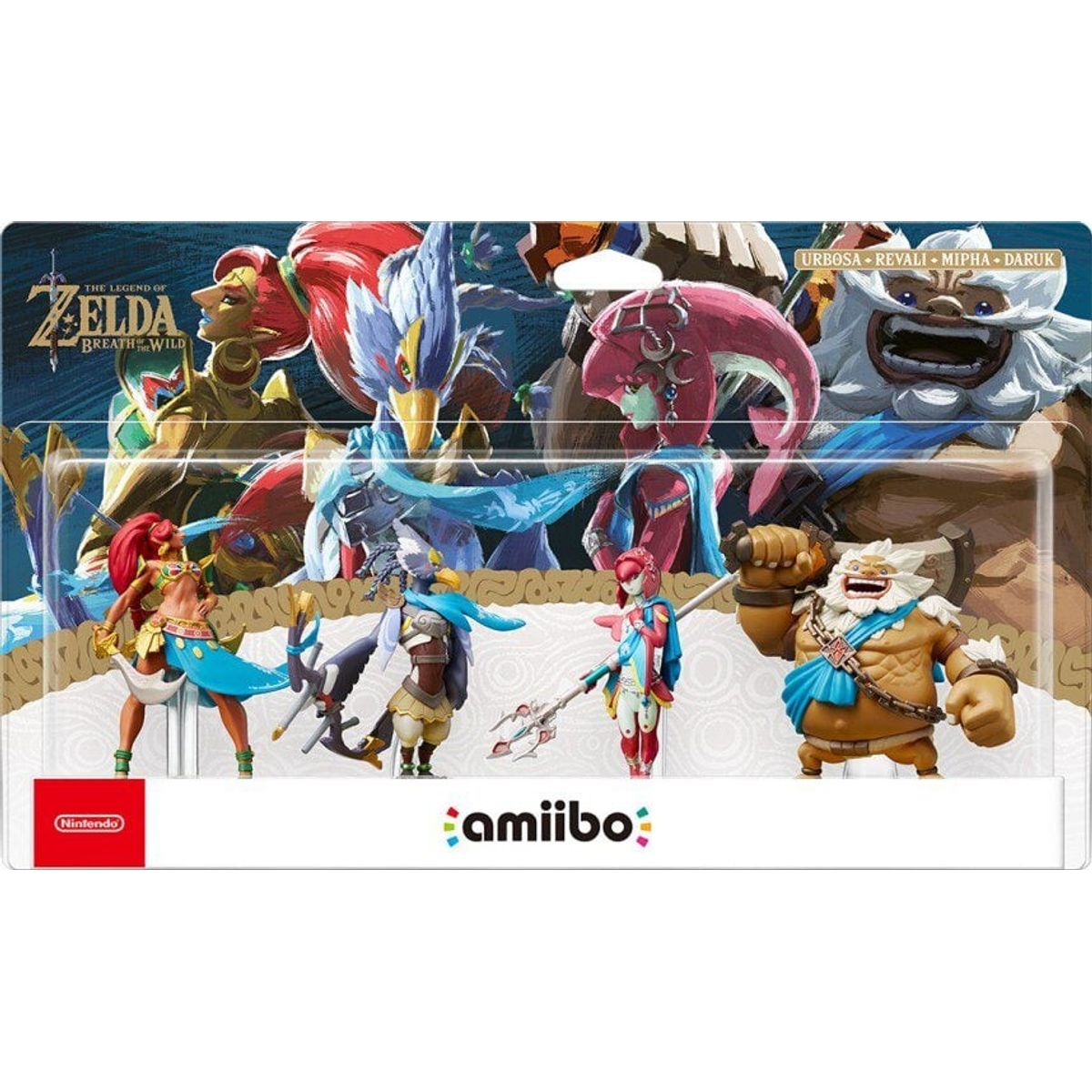 Nintendo Amiibo Figurer - The Legend Of Zelda - Breath Of The Wild - 4 Stk