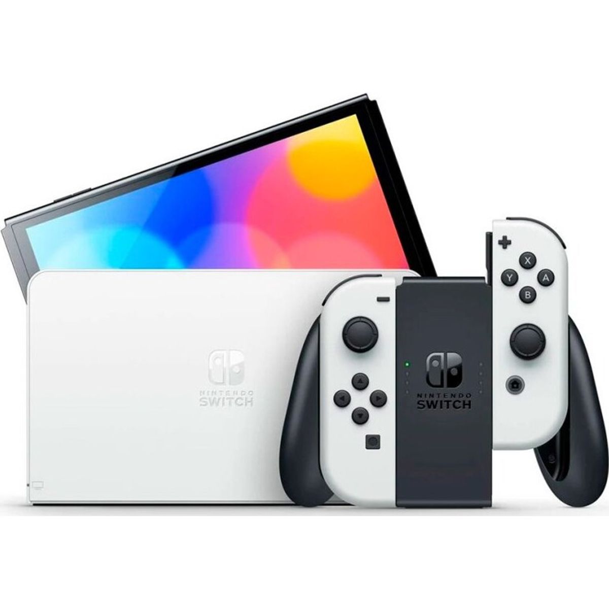 Nintendo Switch Konsol - Oled - Sort Hvid