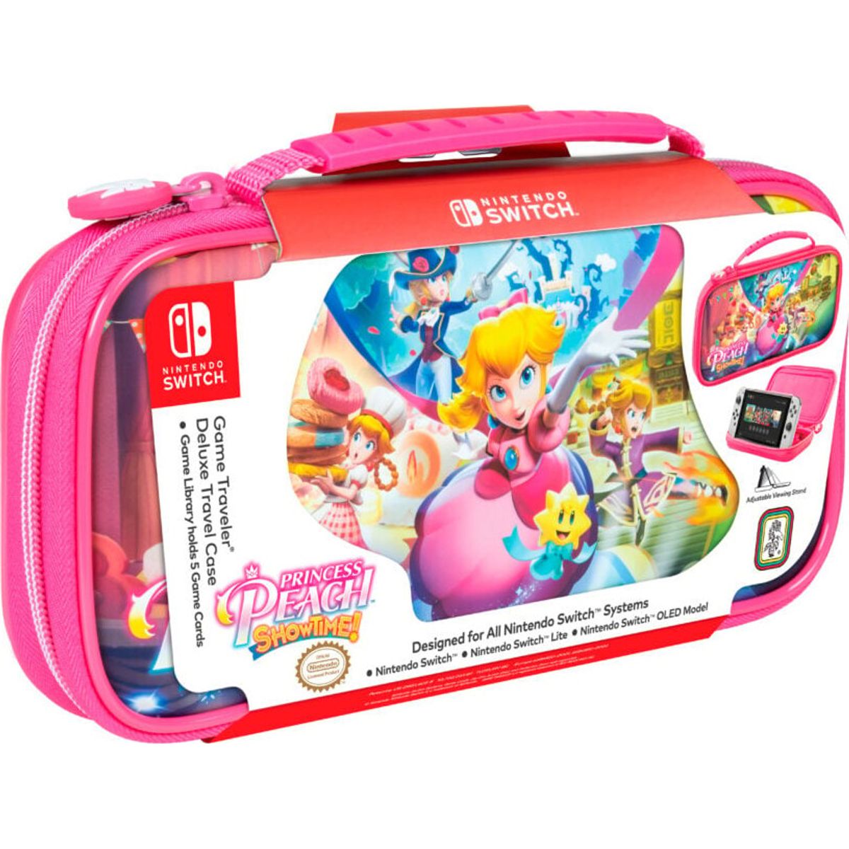 Nintendo Switch Deluxe Travel Case (princess Peach Showtime)