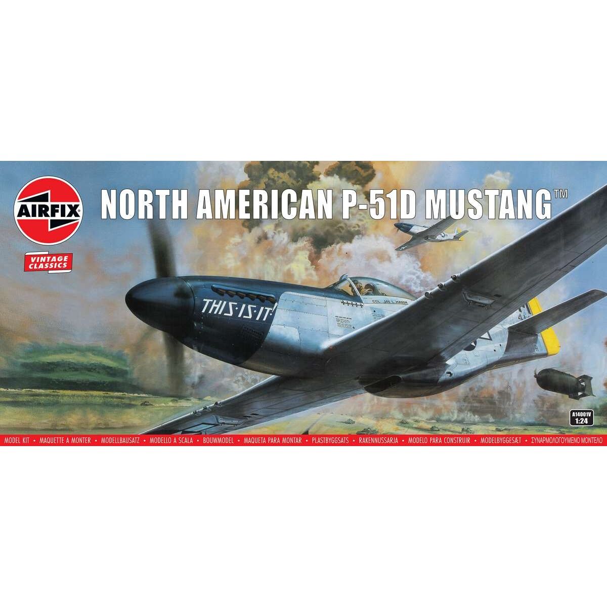 North American P-51d Mustang 1:24 - A14001v - Airfix