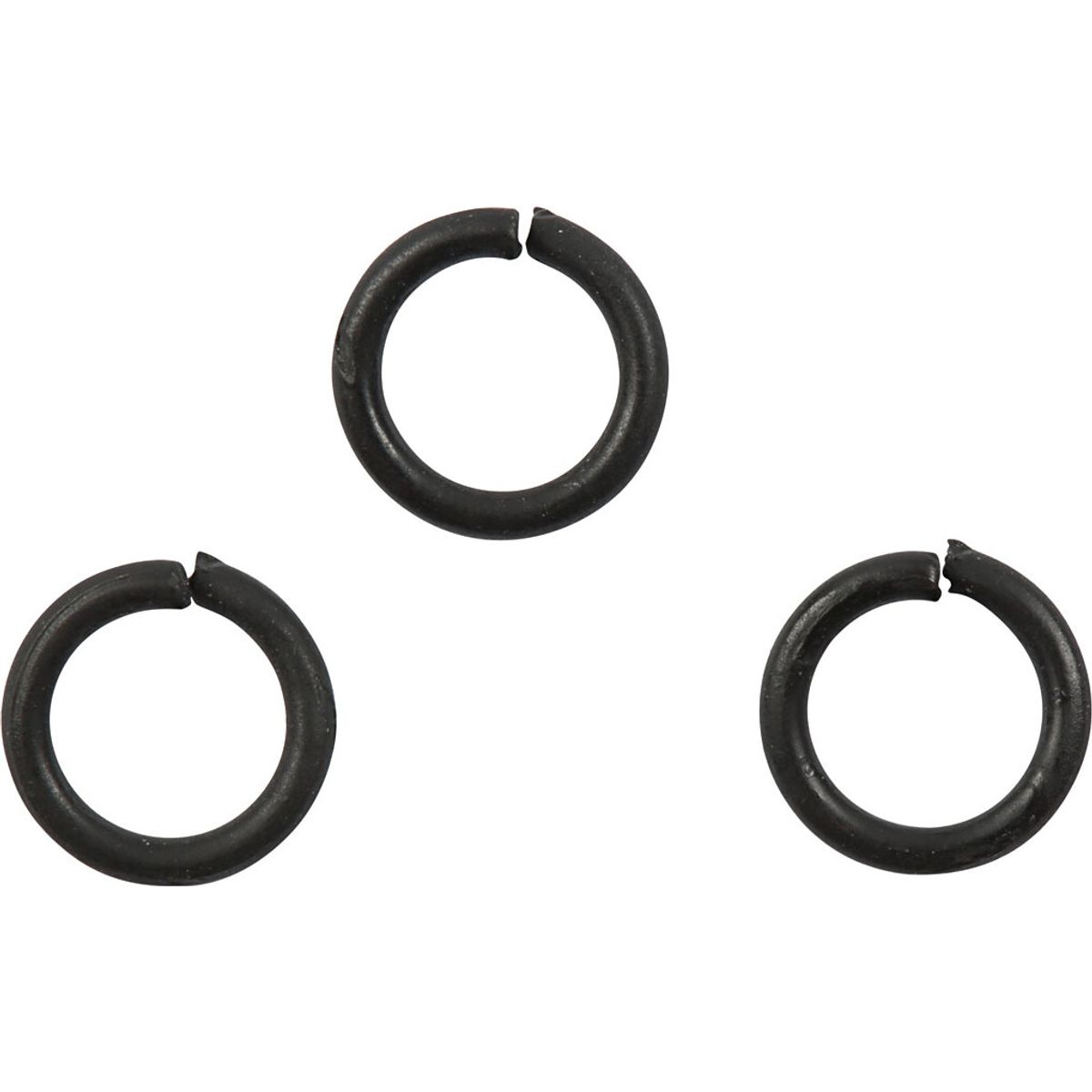 O-ring - Str. 7 Mm - Tykkelse 1 Mm - Sort - 50 Stk.