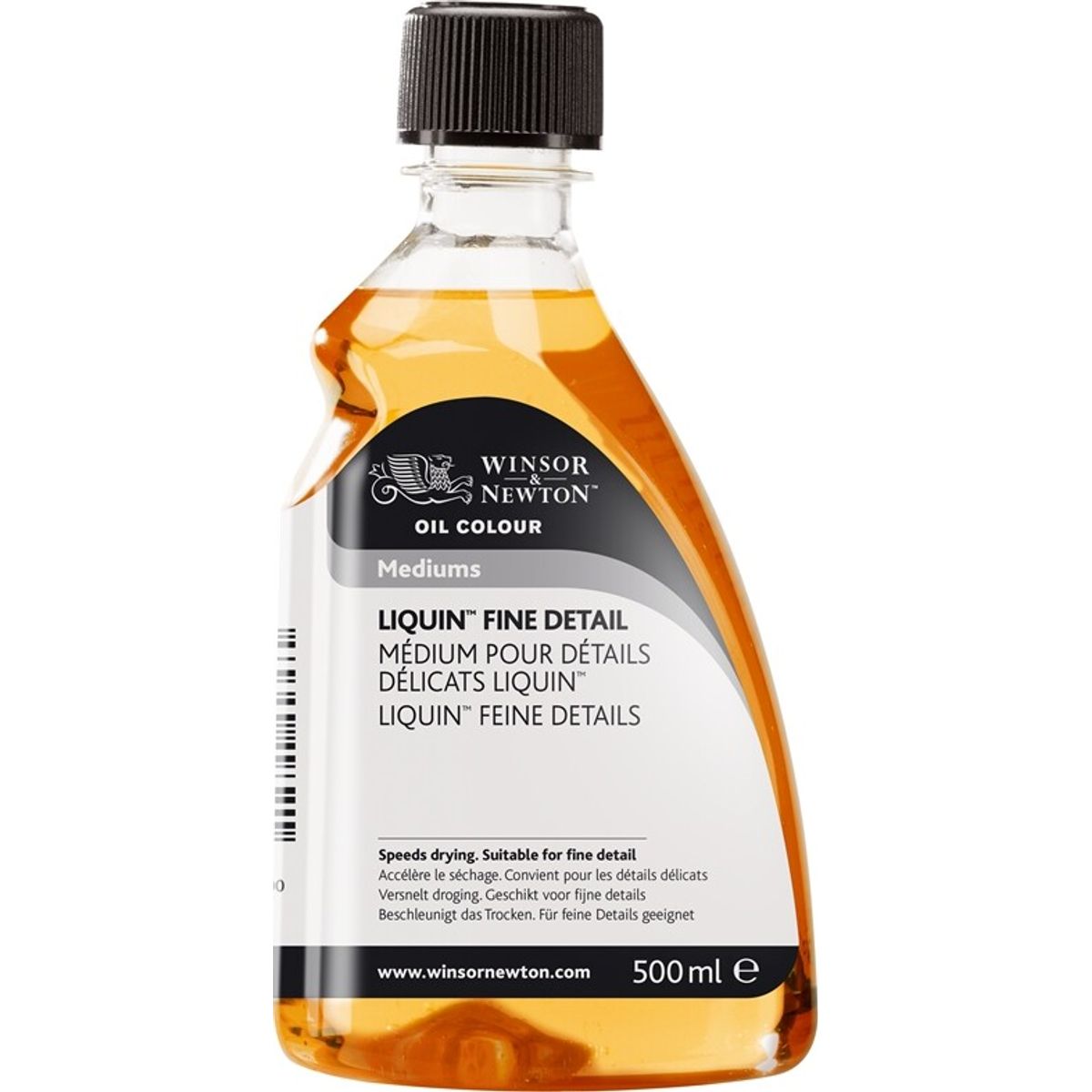 Winsor & Newton - Oil Colour Medium - Liquin Fine Detail 500 Ml - Olie Medium