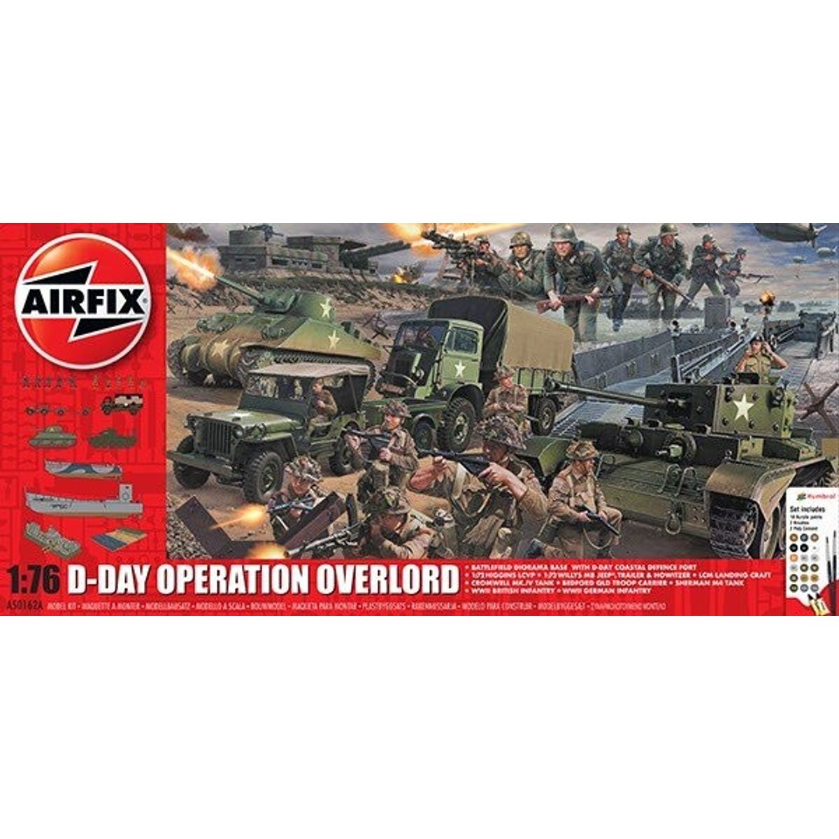 Airfix - D Day Operation Overlord Byggesæt - 1:76 - A50162a