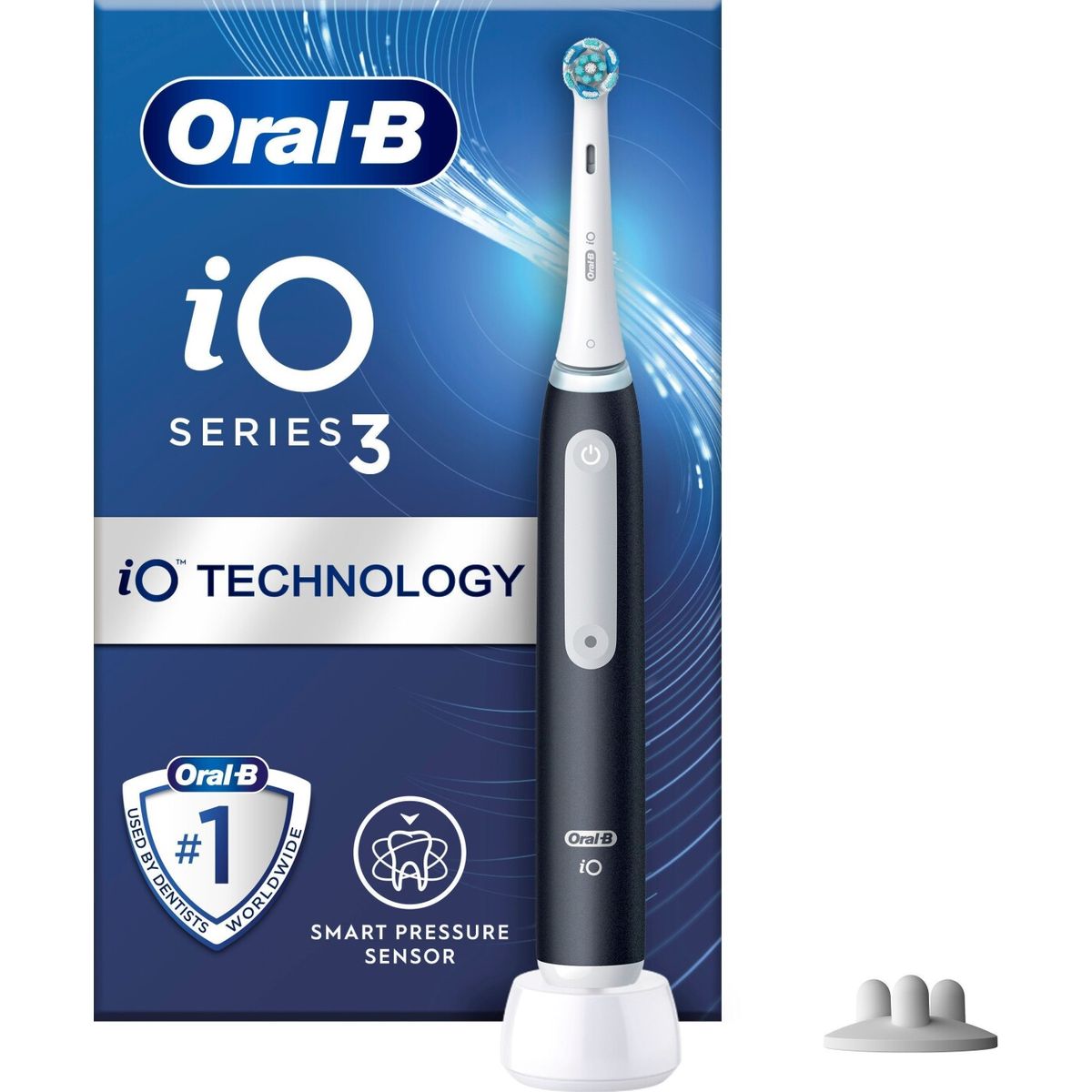 Oral-b - Io3s Mat Sort Elektrisk Tandbørste