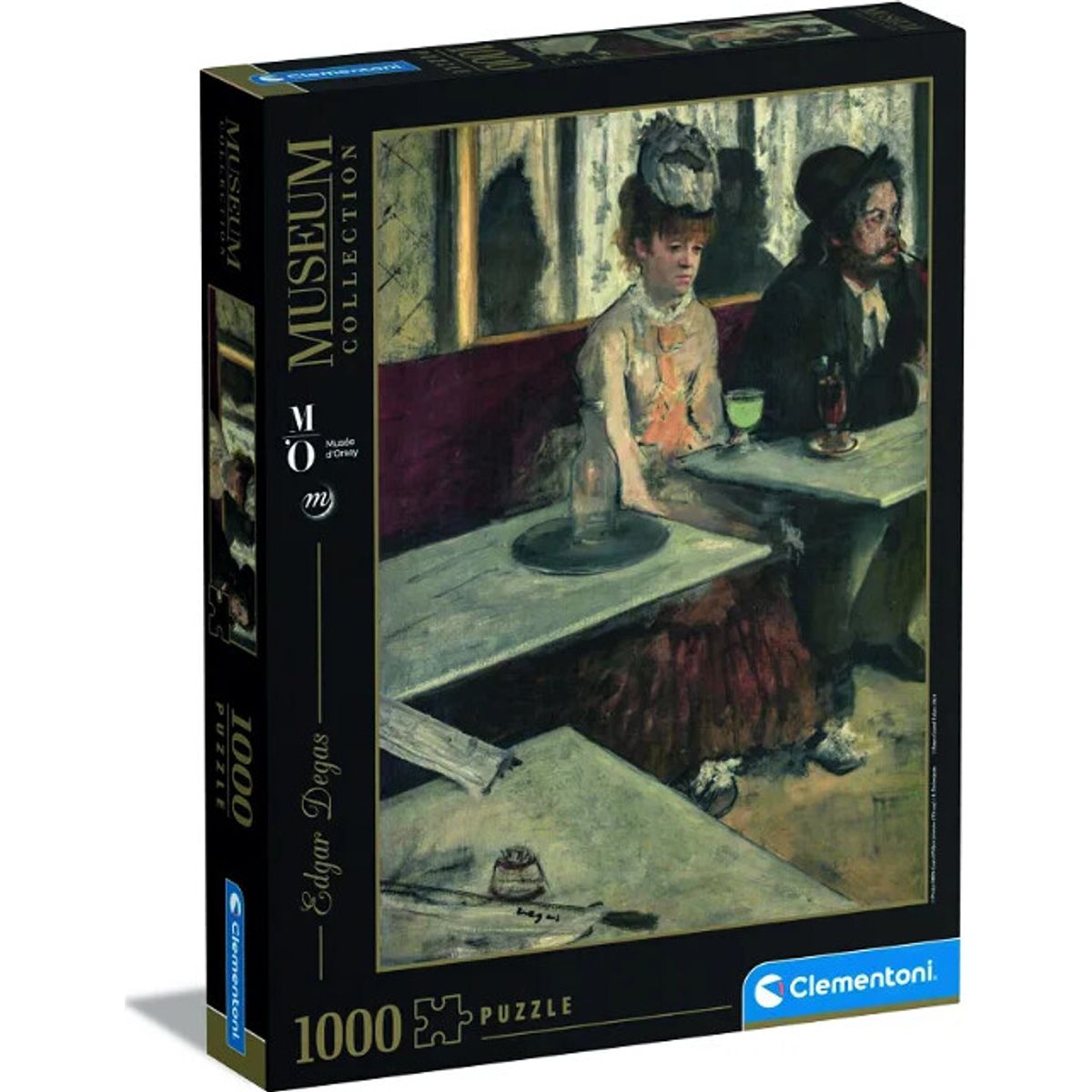 Clementoni Puslespil - Edgar Degas - Museum - 1000 Brikker