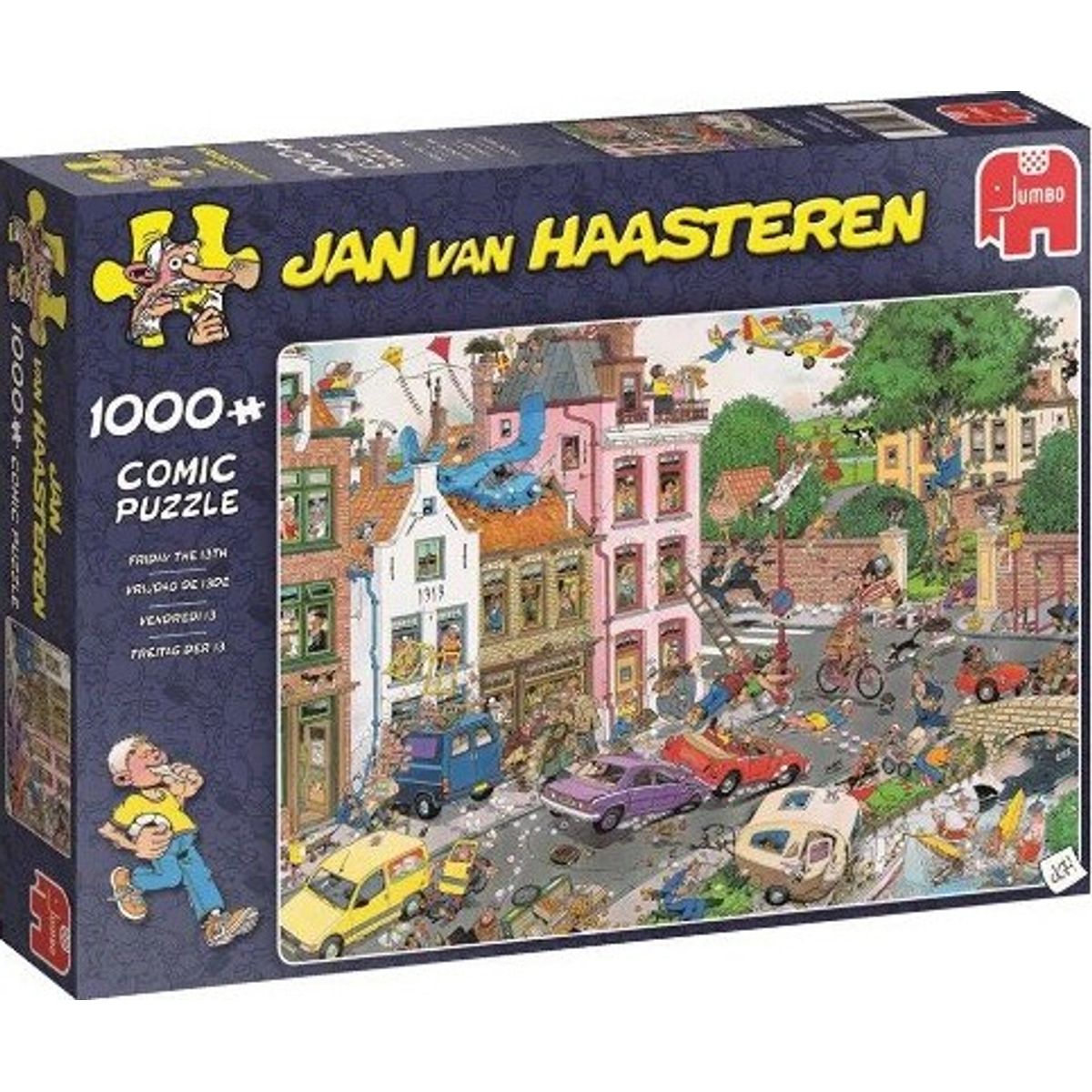 Jan Van Haasteren Puslespil - 1000 Brikker - Fredag D. 13