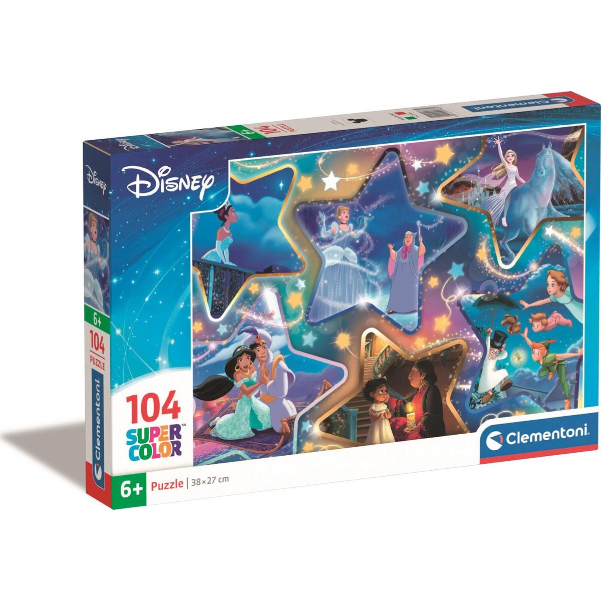 Disney Puslespil - Magiske øjeblikke - Super Color - 104 Brikker