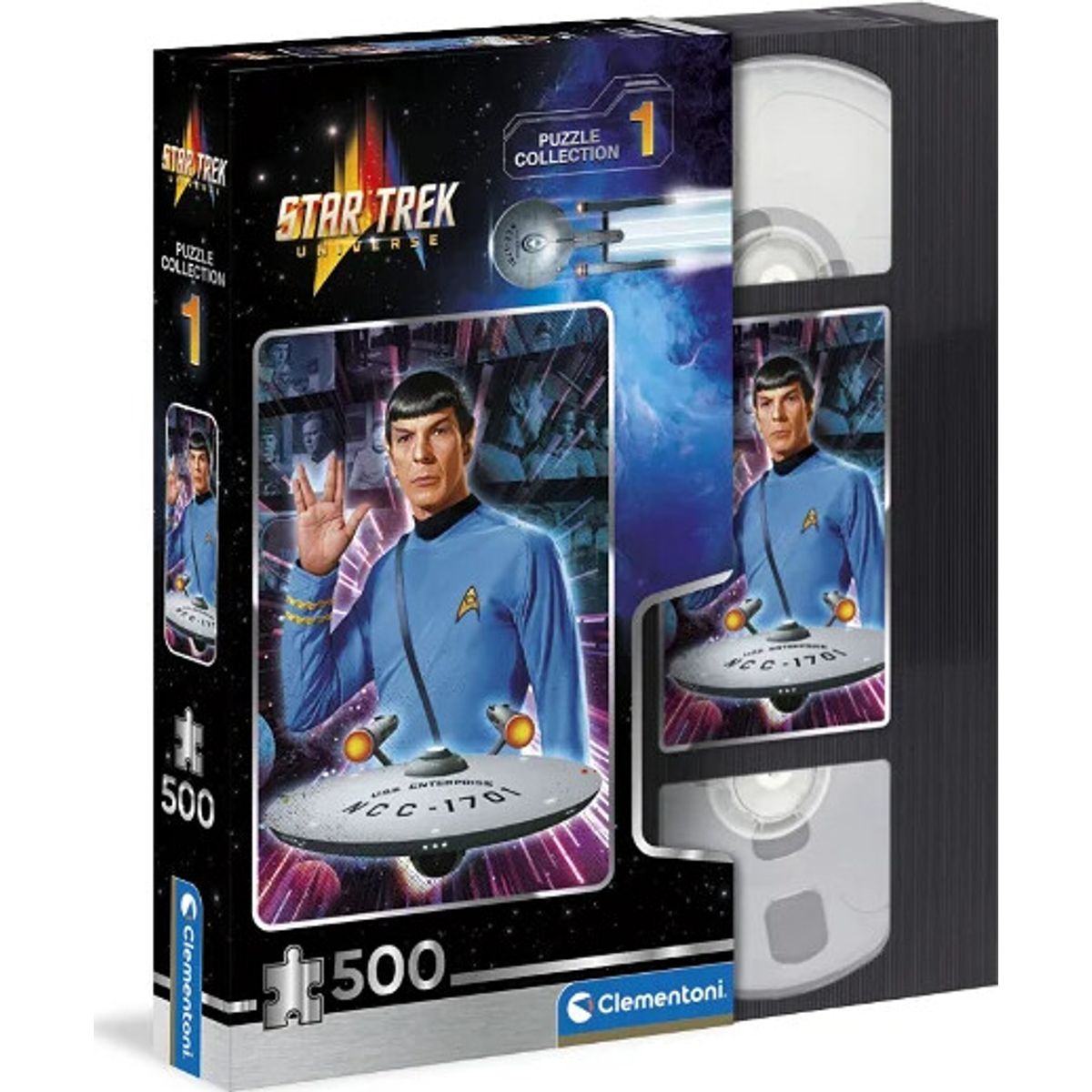 Clementoni Puslespil - Star Trek - Puzzle Collection 1 - 500 Brikker