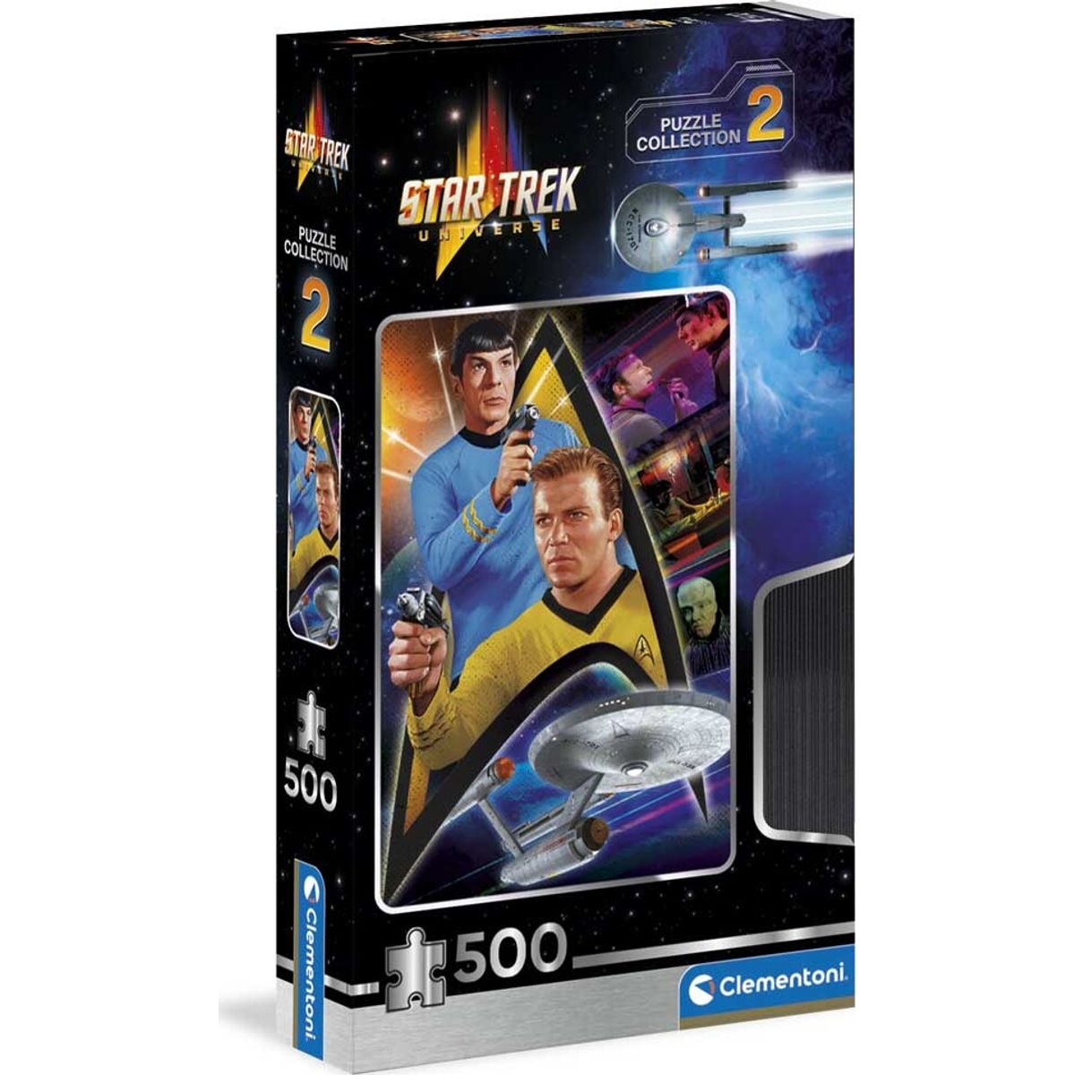 Clementoni Puslespil - Star Trek - Puzzle Collection 2 - 500 Brikker