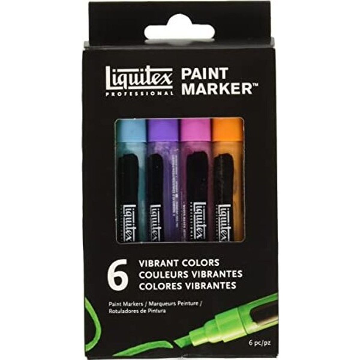 Liquitex - Paint Marker Tusser - Vibrant - 6 Farver