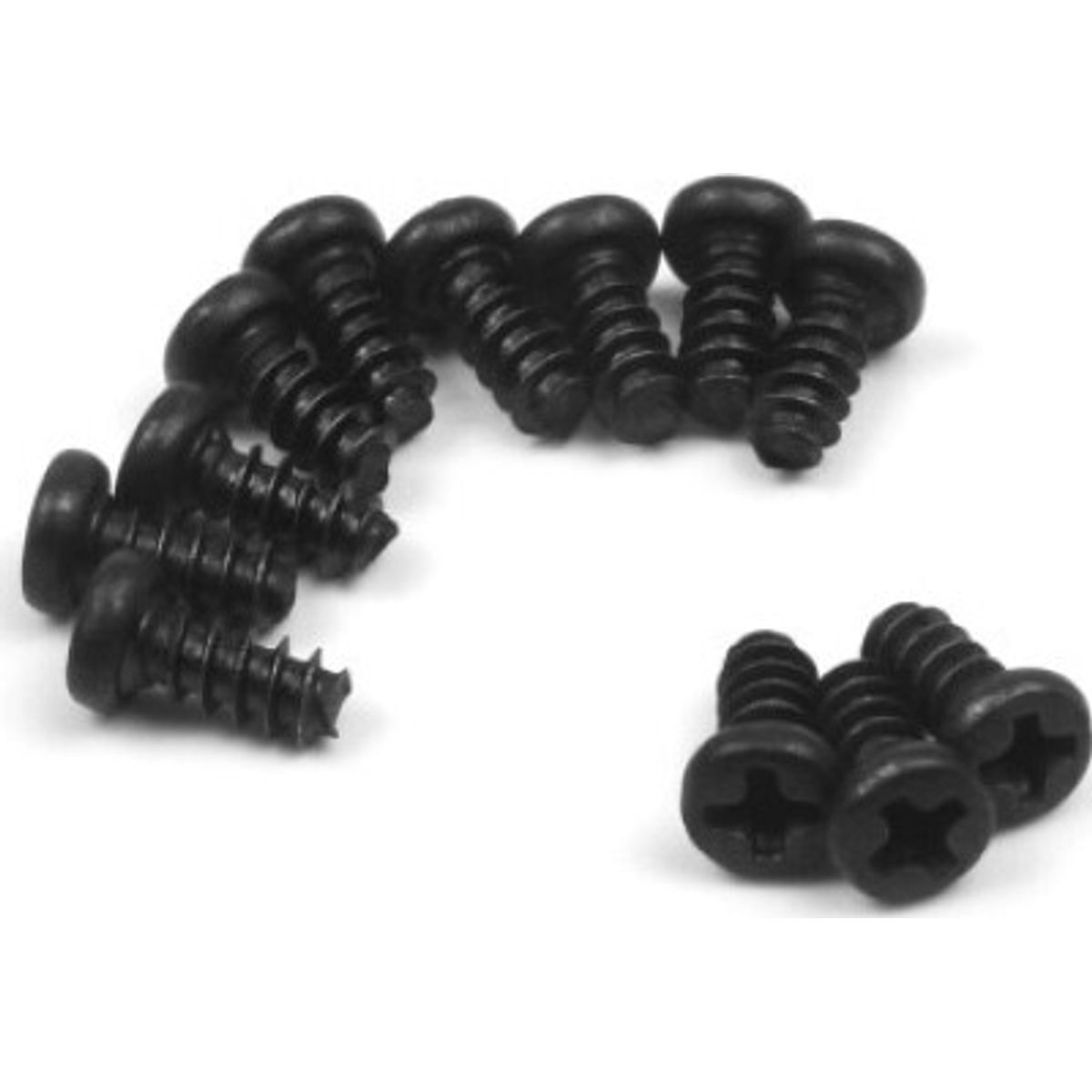 Pan Head Self Tapping Screws 6x6mm (12pcs) - 540154 - Blackzon