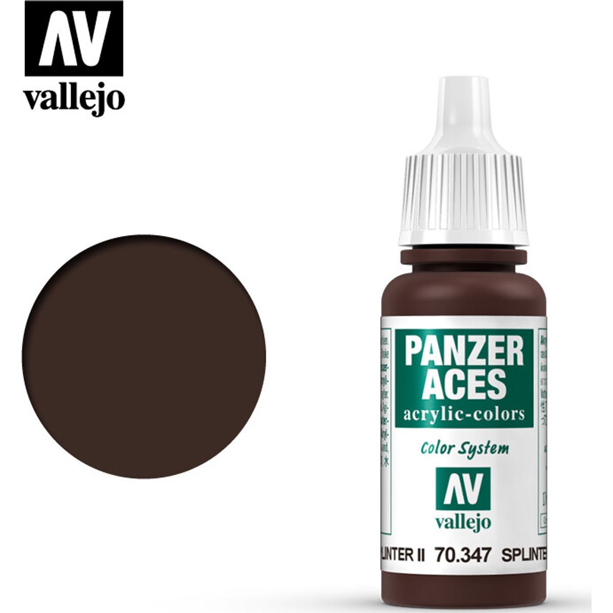 Vallejo - Panzer Aces - Splinter Blotches Ii Mat - 17 Ml - 70347