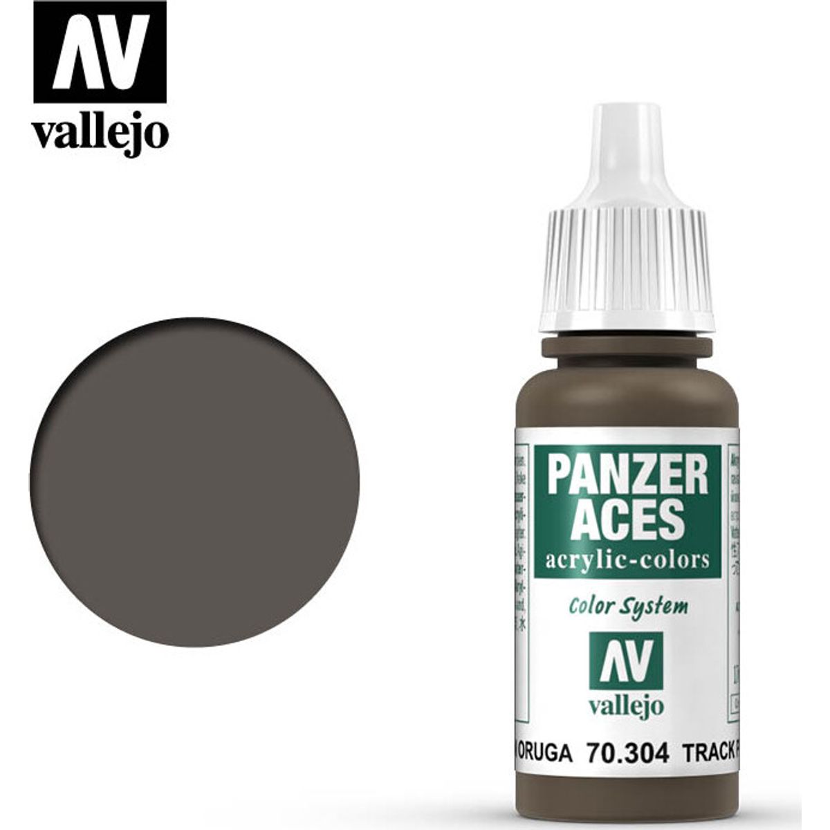 Vallejo - Panzer Aces - Track Primer Mat - 17 Ml - 70304