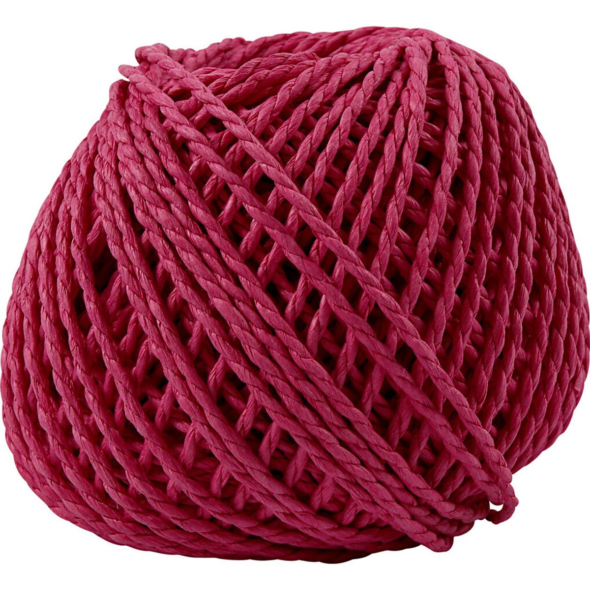 Papirgarn - Tykkelse 2,5-3 Mm - Pink - L 40 M - 150 G