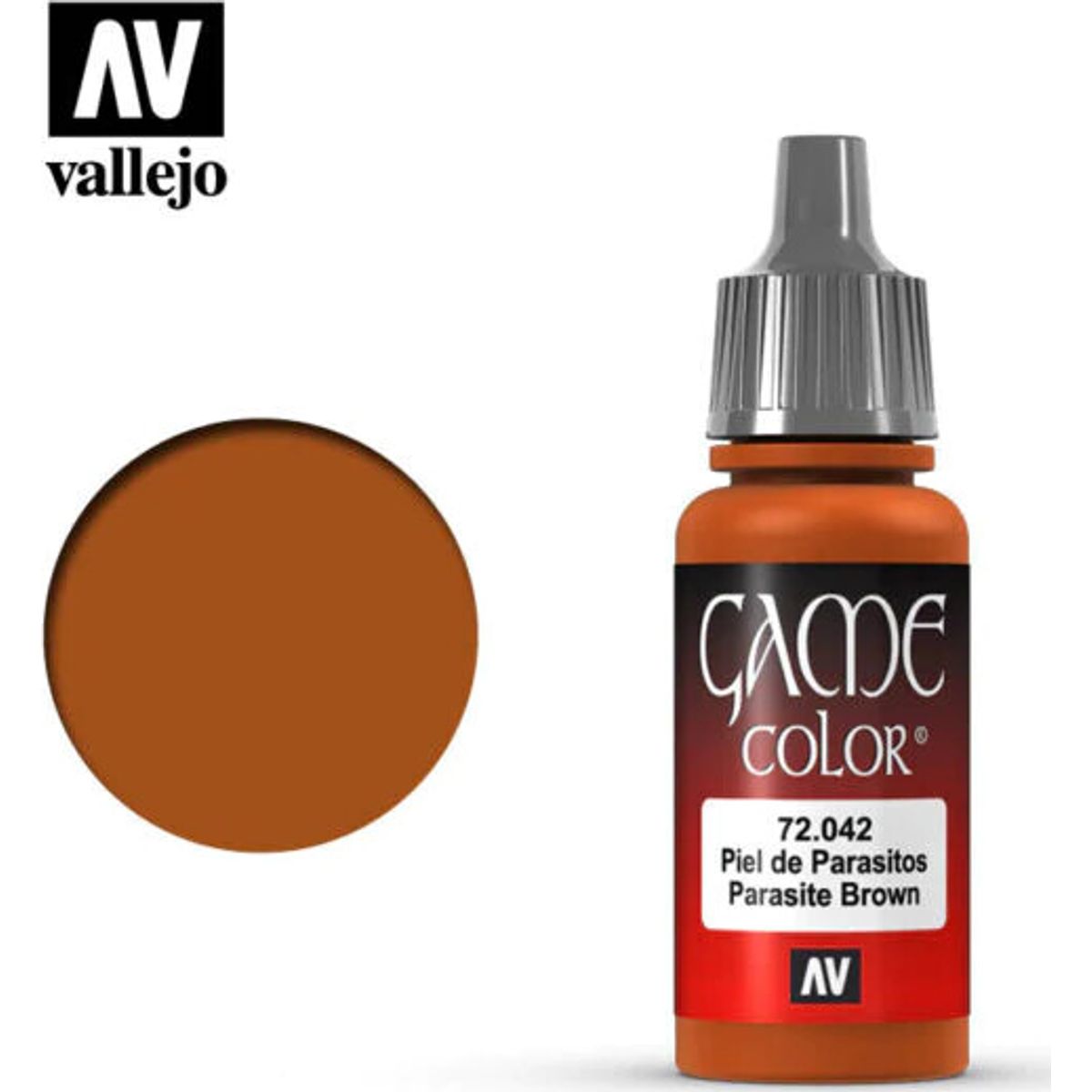 Vallejo - Game Color - Parasite Brown Mat - 18 Ml - 72042