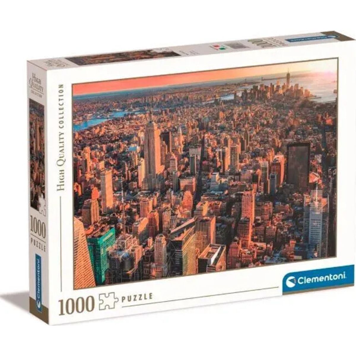 Clementoni Puslespil - New York - High Quality - 1000 Brikker