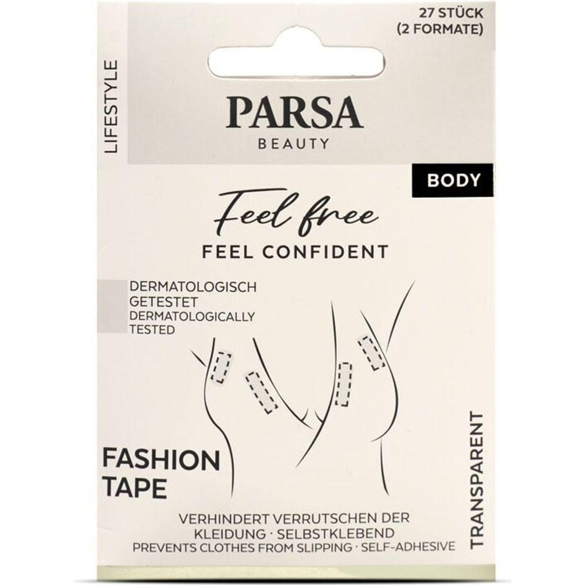 Fashion Tape - Transparent - 27 Stk - Parsa Beauty