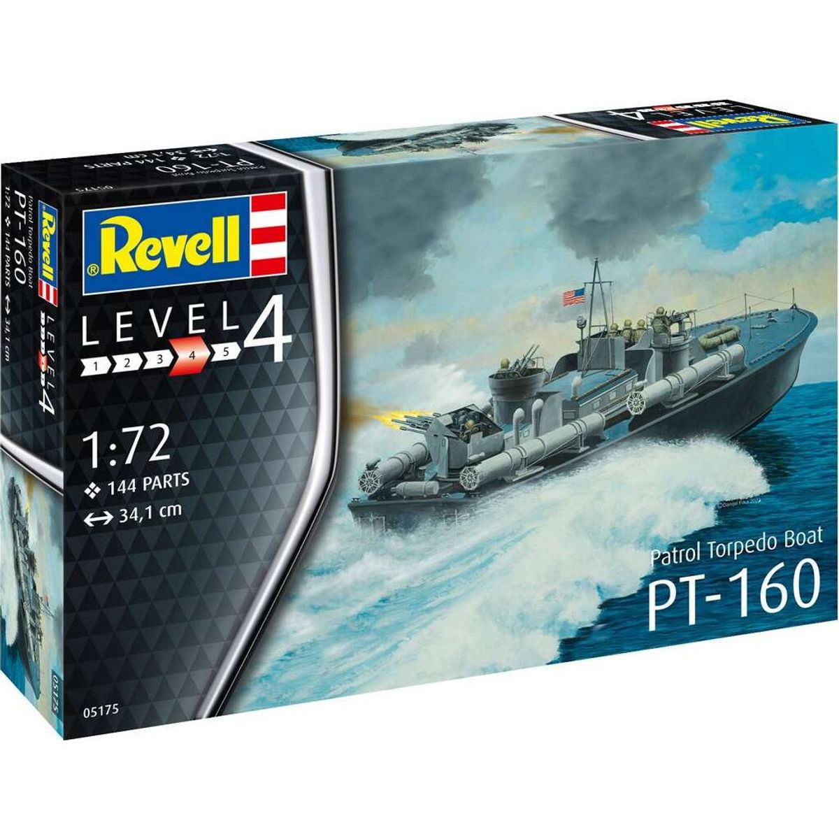 Revell - Patrol Torpedo Boat Pt-160 Båd Byggesæt - 1:72 - Level 4 - 05175