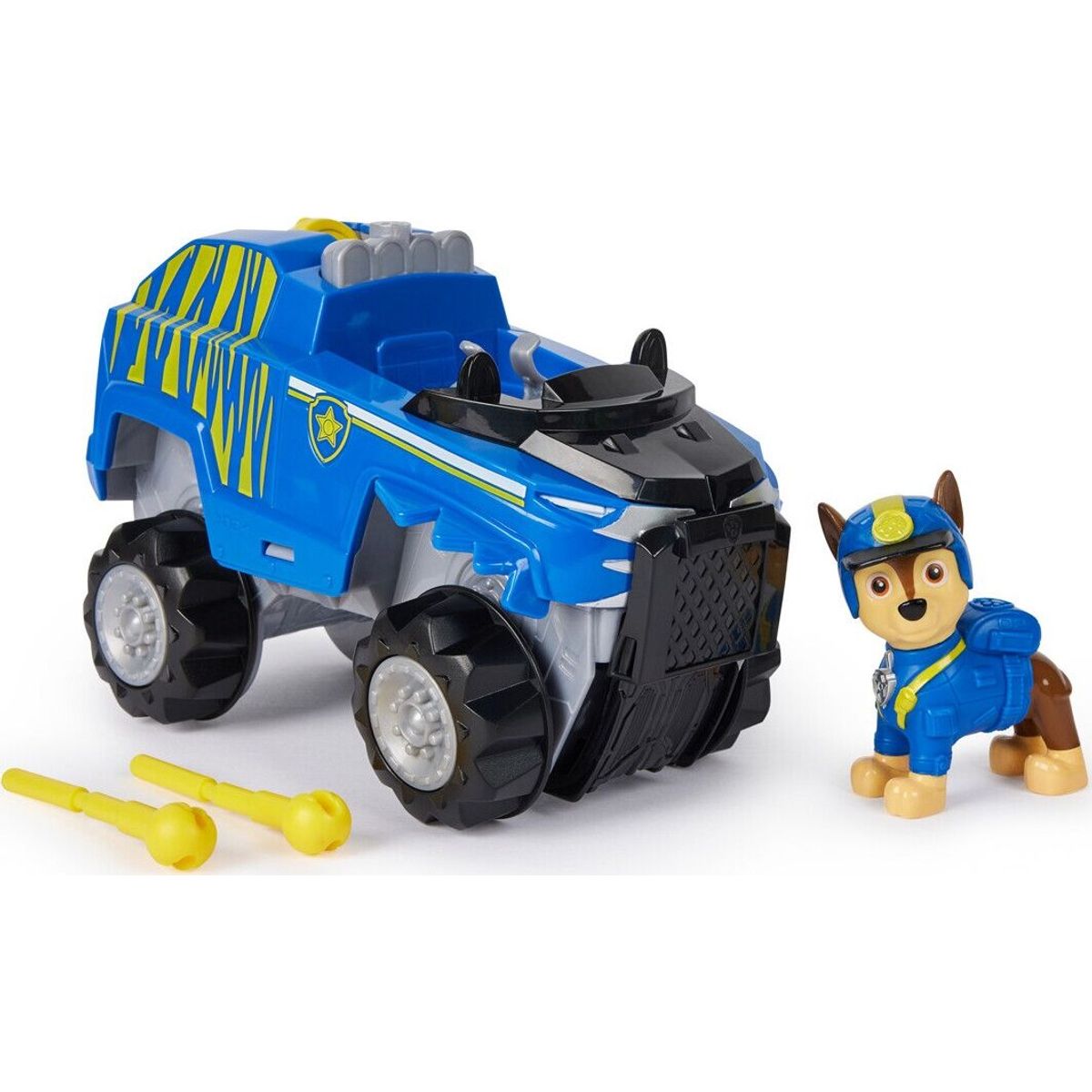 Paw Patrol - Jungle Pups Bil - Chase Med Tiger Køretøj