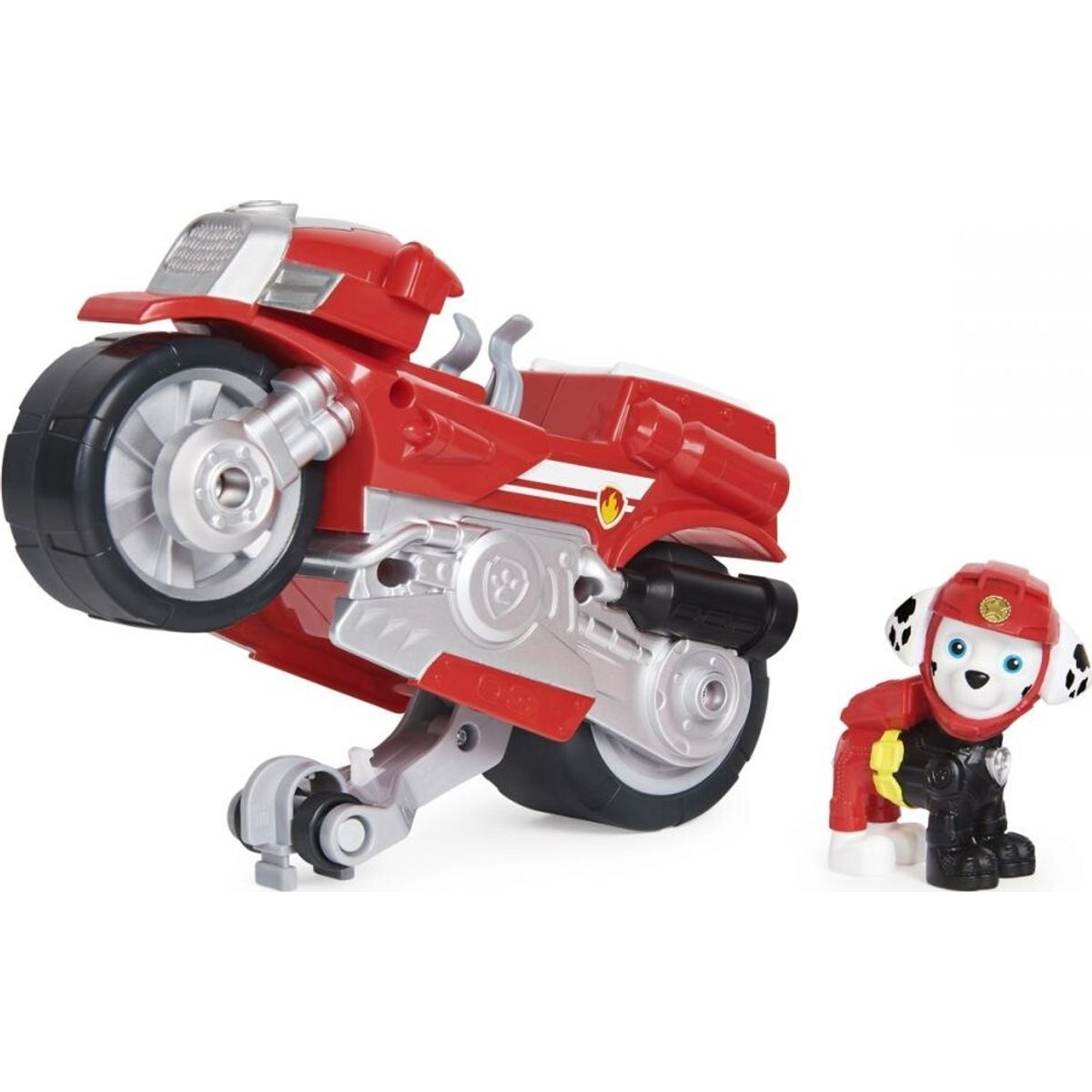 Paw Patrol Figur - Moto Pups - Marshall Med Motorcykel