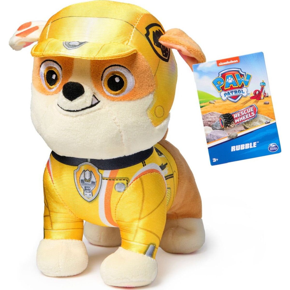 Paw Patrol Bamse - Rubble - Rescue Wheels - 20 Cm