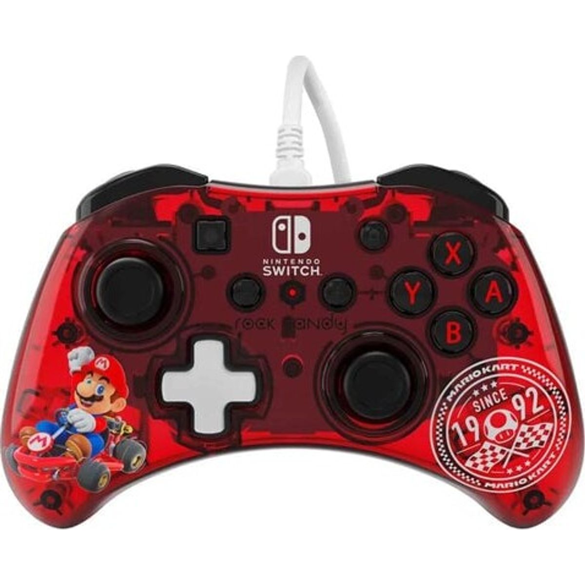 Pdp - Nintendo Switch Rock Candy Controller - Mario Kart - Rød