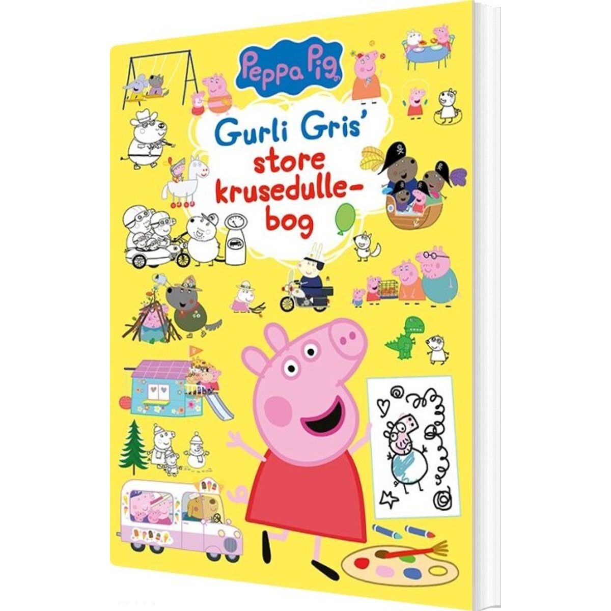 Peppa Pig - Gurli Gris Store Krusedullebog - Bog