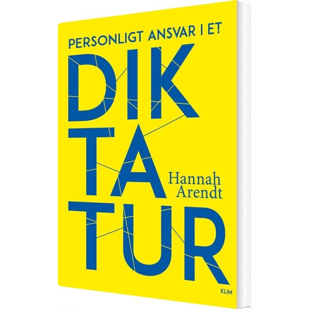 Personligt Ansvar I Et Diktatur - Hannah Arendt - Bog