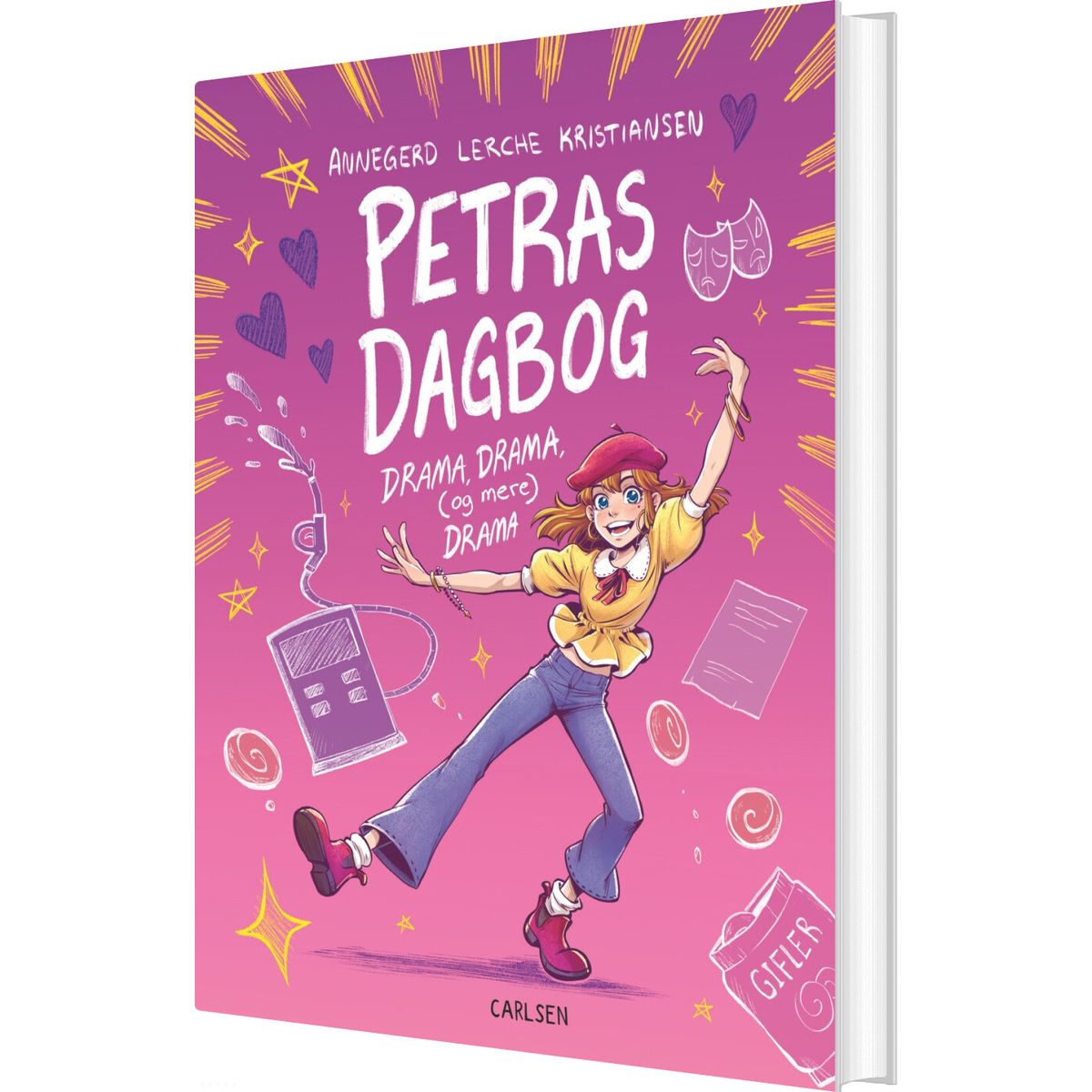 Petras Dagbog - Drama, Drama, Og Mere Drama - Annegerd Lerche Kristiansen - Bog