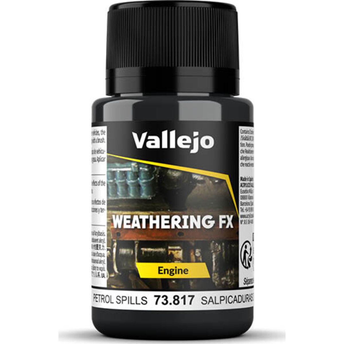 Vallejo - Weathering Effects Maling - Petrol Spills 40 Ml