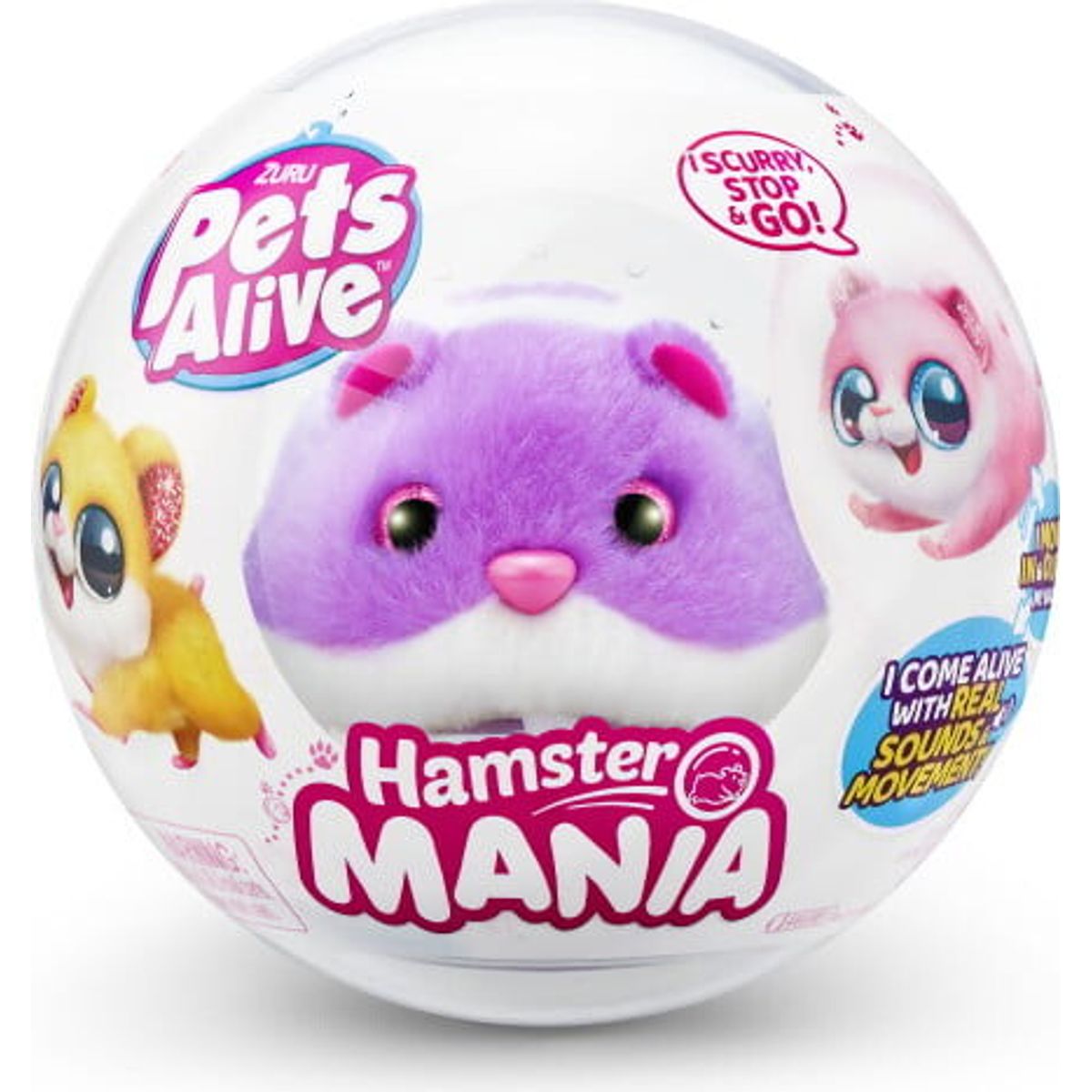 Zuru Pets Alive - Hamster Mania - Series 1 - Interaktiv Hamster