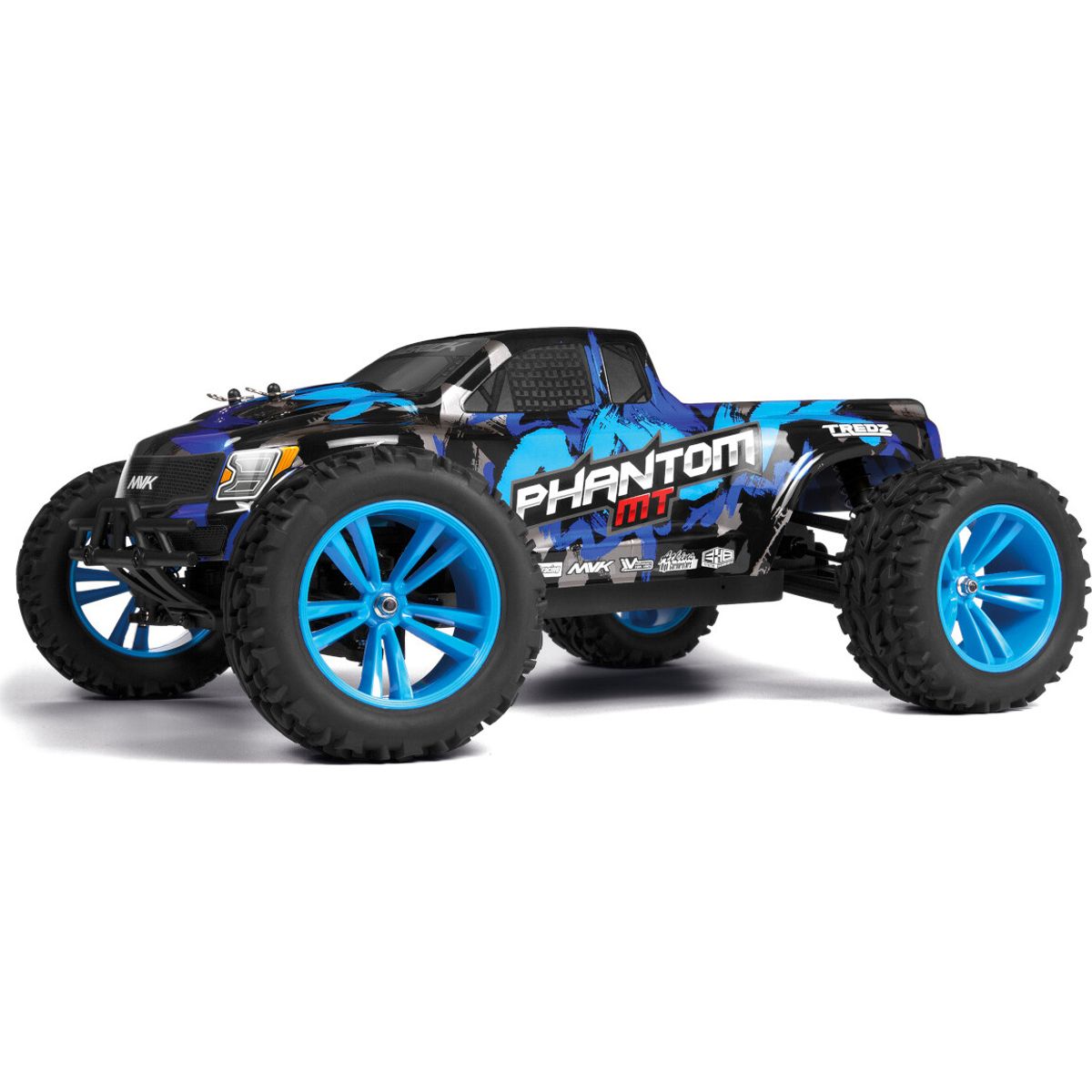 Maverick - Rc Phantom Rtr Fjernstyret Monster Truck - 1:10 - Blå - Mv150603