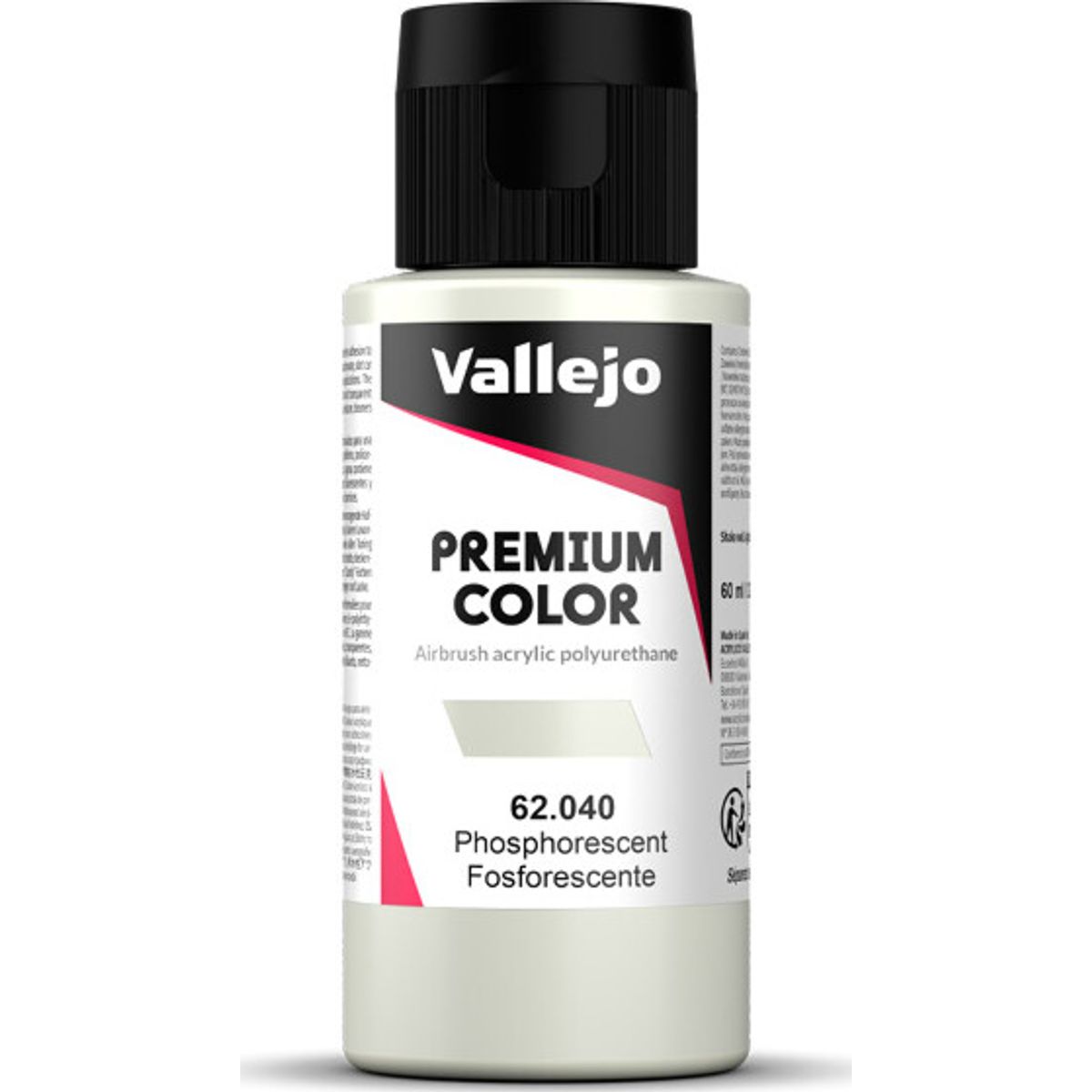 Vallejo - Premium Airbrush Maling - Phosphorescent 60 Ml