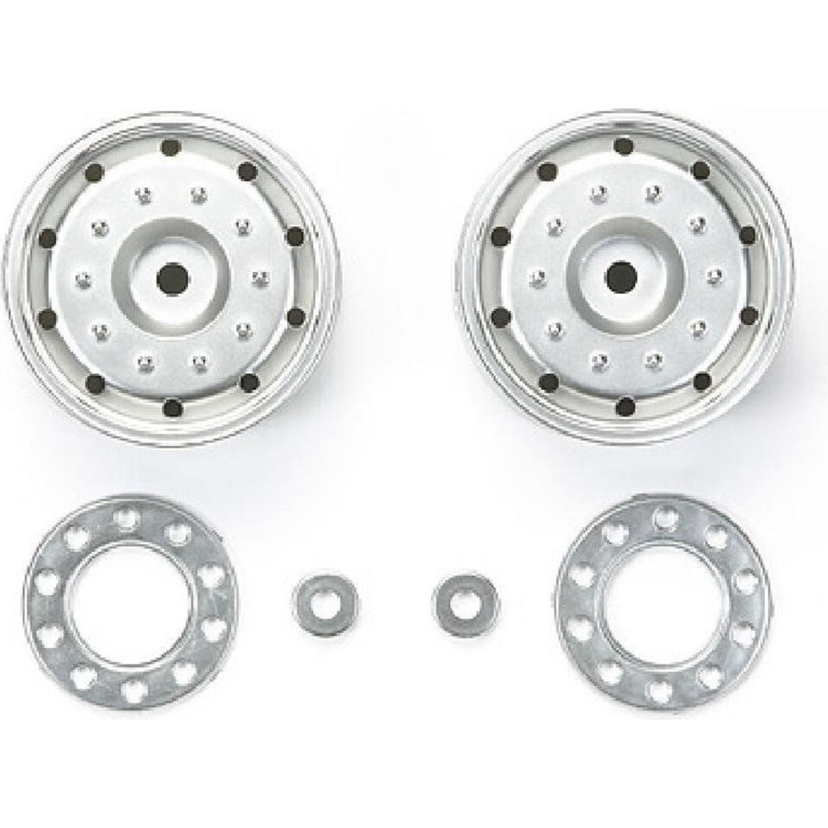 Tamiya - Plated Wheels - 30 Mm - Matte - 2 Stk - 56520