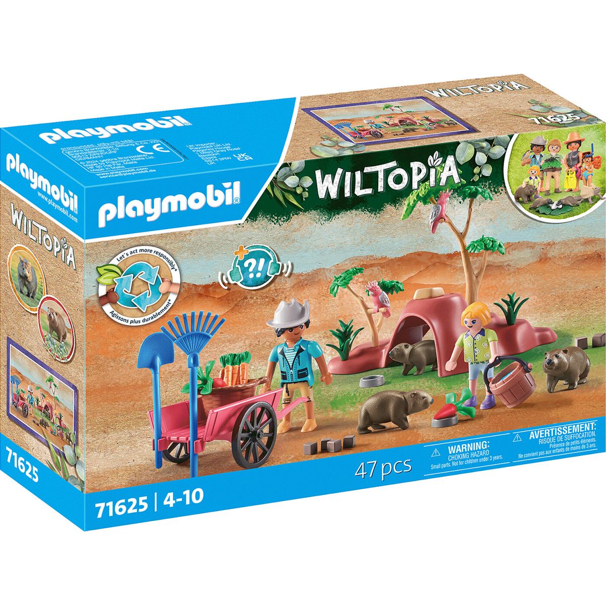 Playmobil Wiltopia - Wombat Shelter Legesæt - 71625