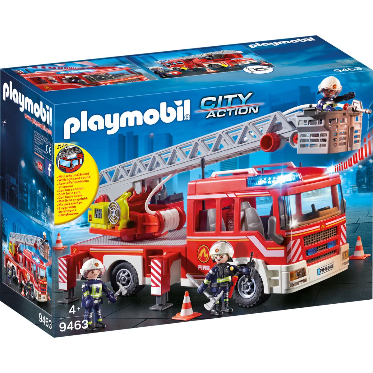 Playmobil City Action - Brandbil Med Stige - 9463