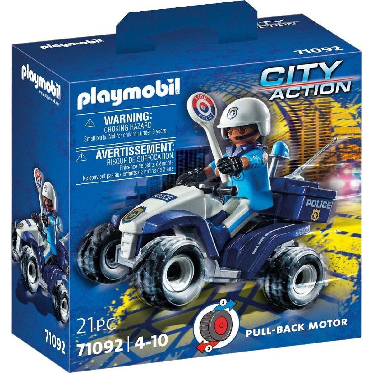 Playmobil City Action - Politi Speed Quad - 71092