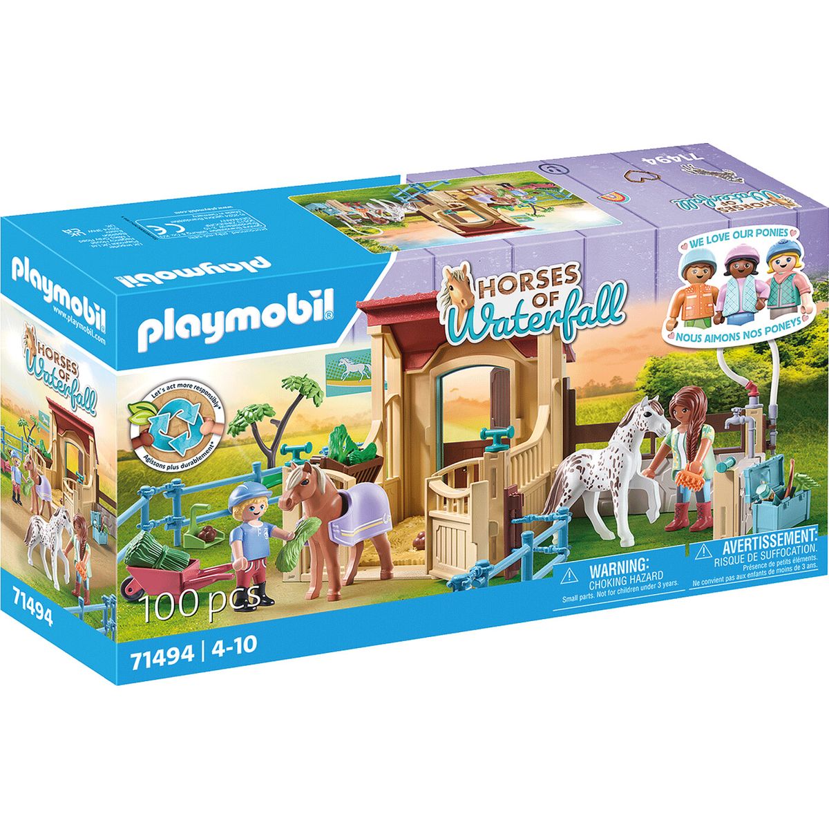 Playmobil Horses Of Waterfall - Ridestald - 71494