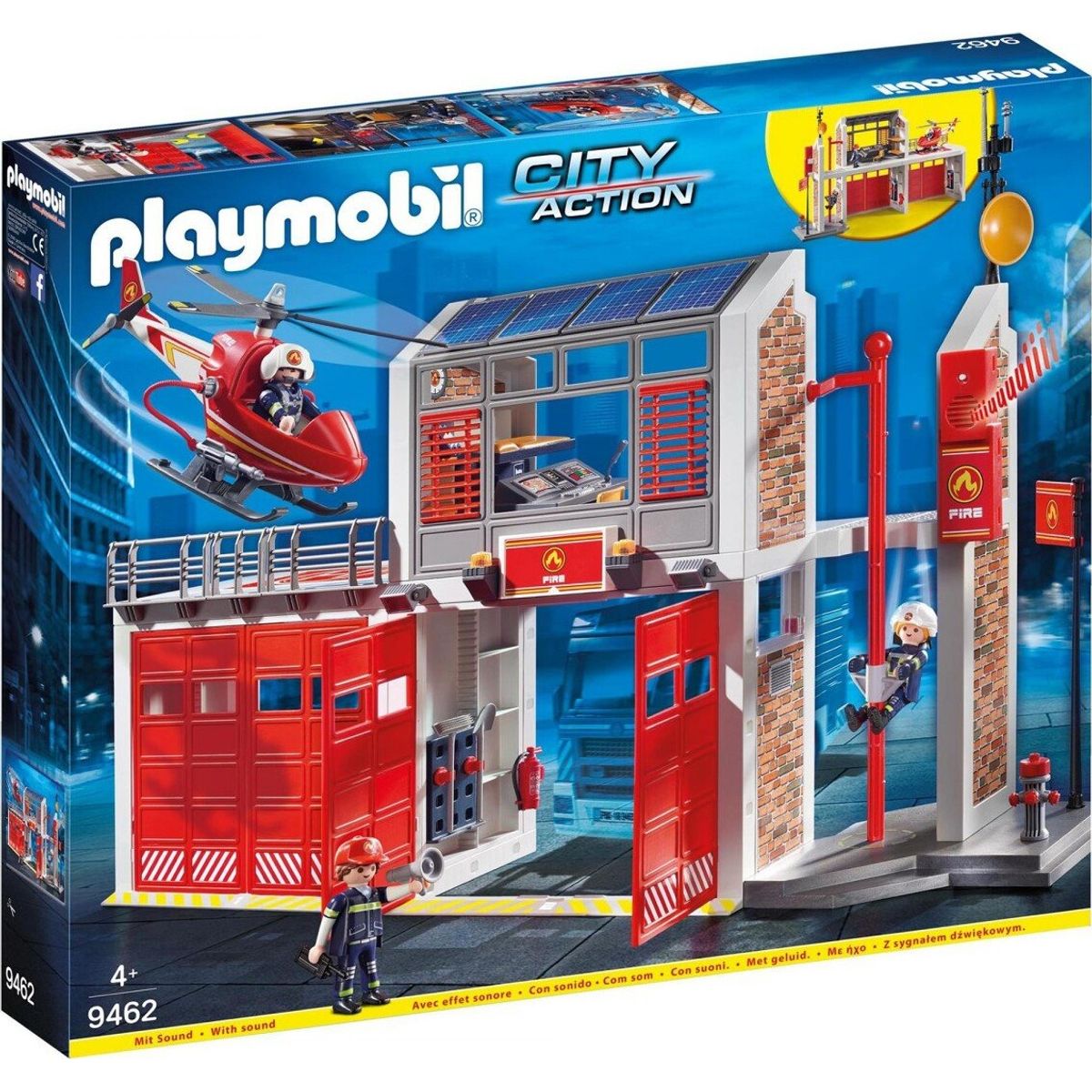 Playmobil City Action - Stor Brandstation - 9462