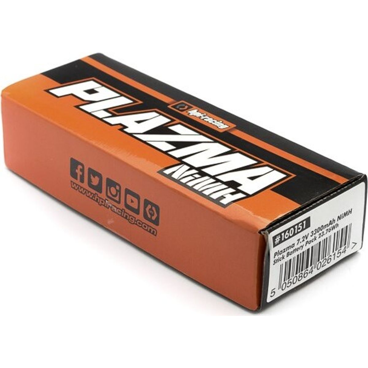 Plazma 7.2v 3300mah Nimh Stick Battery Pack - Hp160151 - Hpi Racing