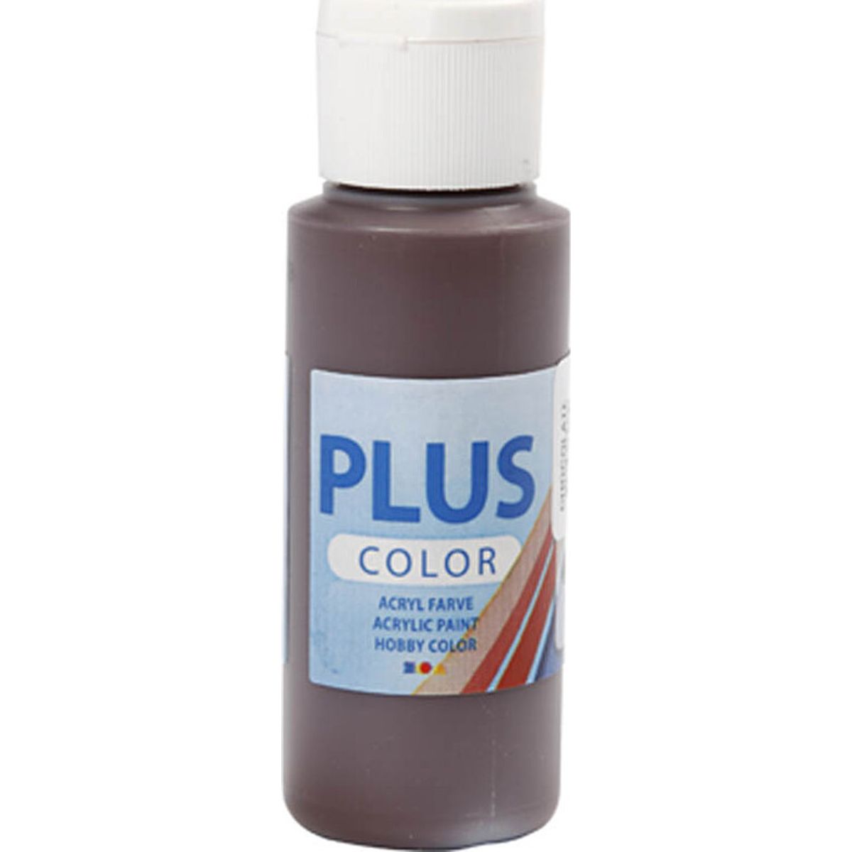 Plus Color Hobbymaling - Akrylfarve - Chokolade - 60 Ml