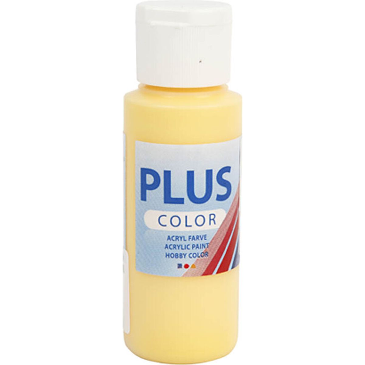 Plus Color Hobbymaling - Akrylfarve - Crocus Yellow - 60 Ml